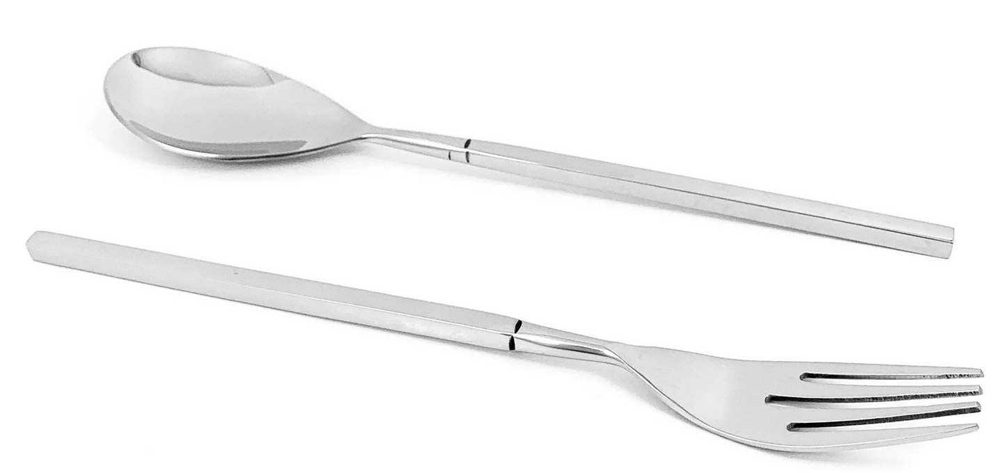 Vibhsa Dinner Fork and Dinner Spoon Set, 12 Pieces