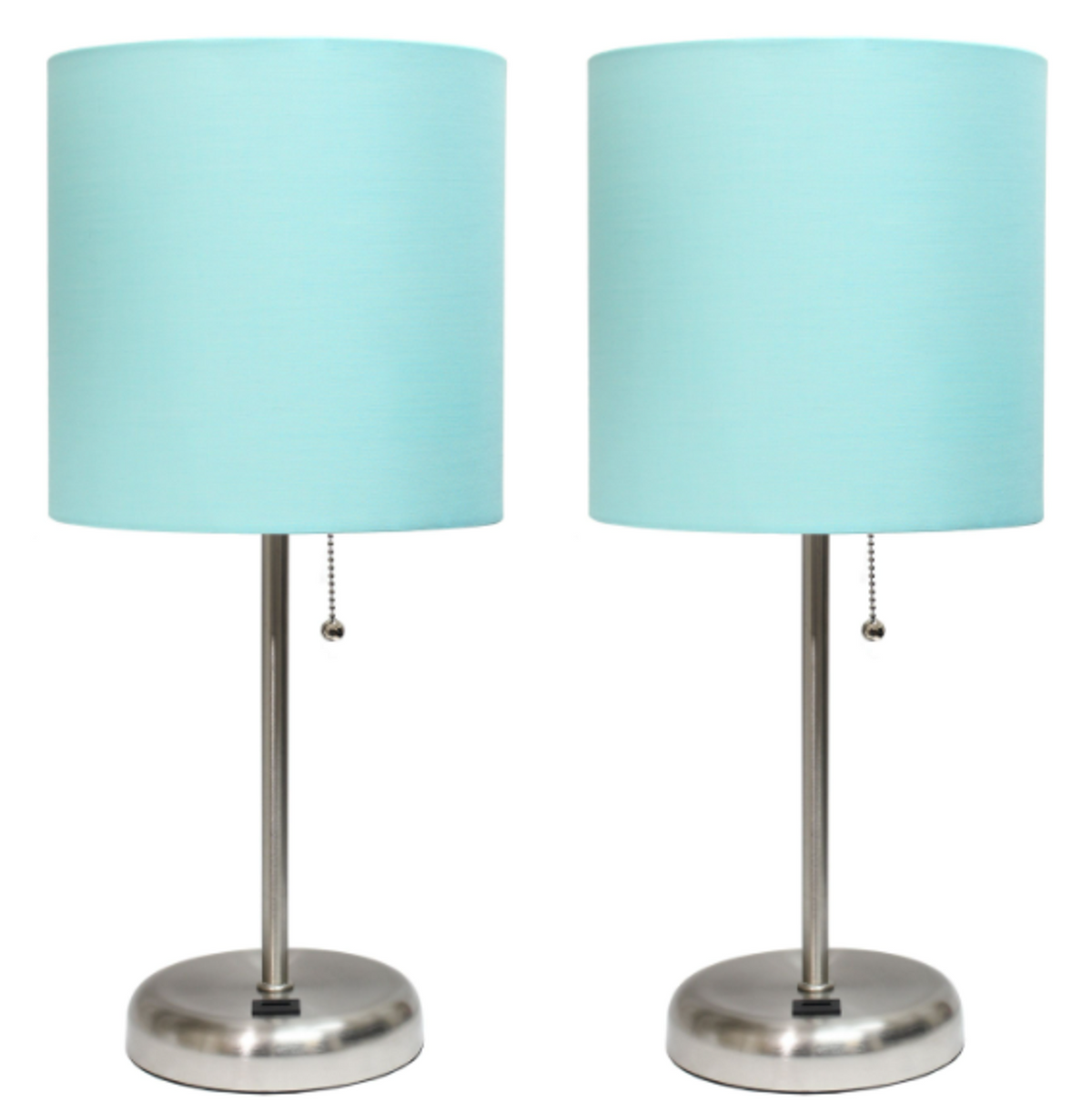 LimeLights Stick Lamp with USB Charging Port, 2-Pack Set