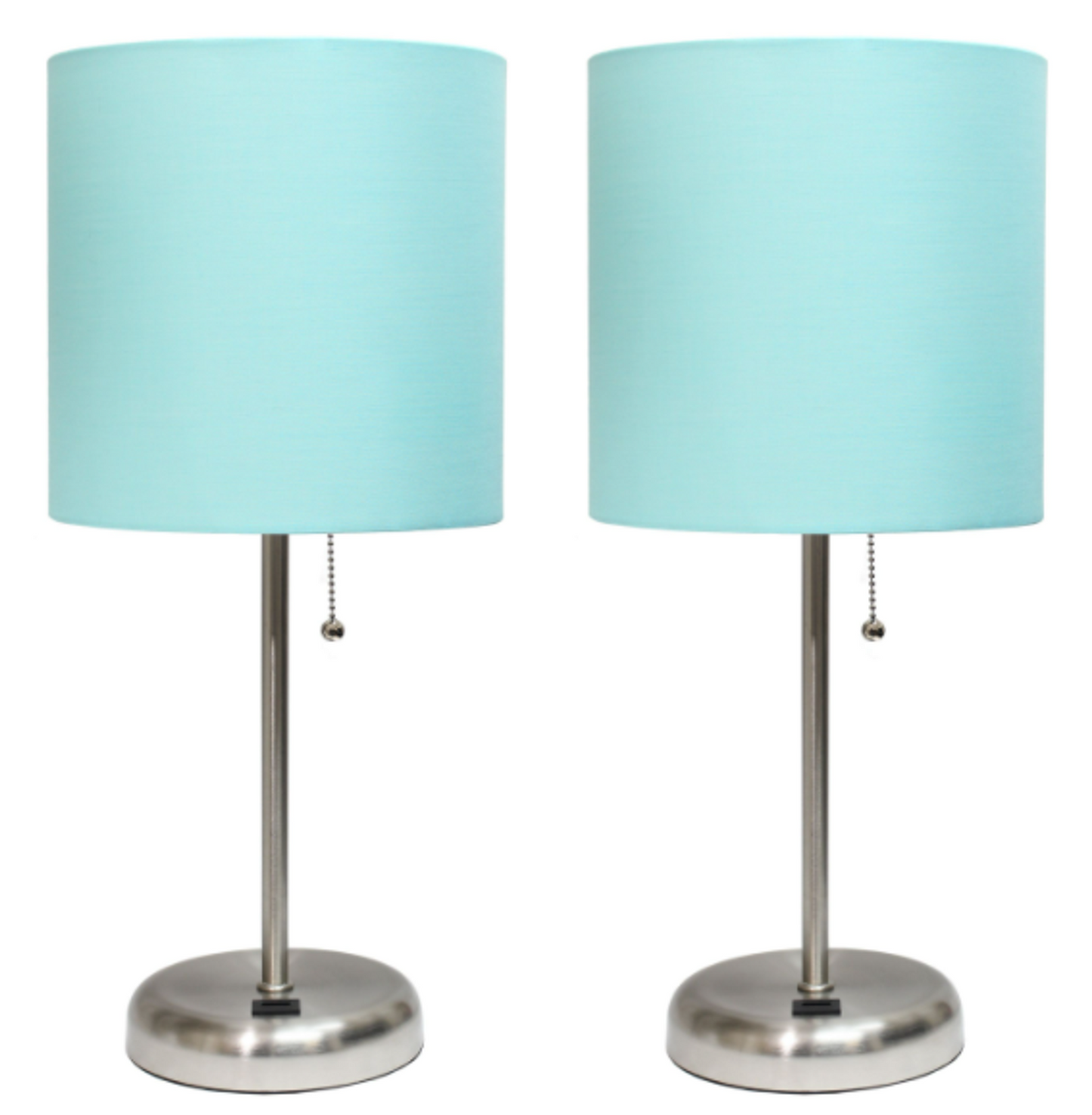 LimeLights Stick Lamp with USB Charging Port, 2-Pack Set