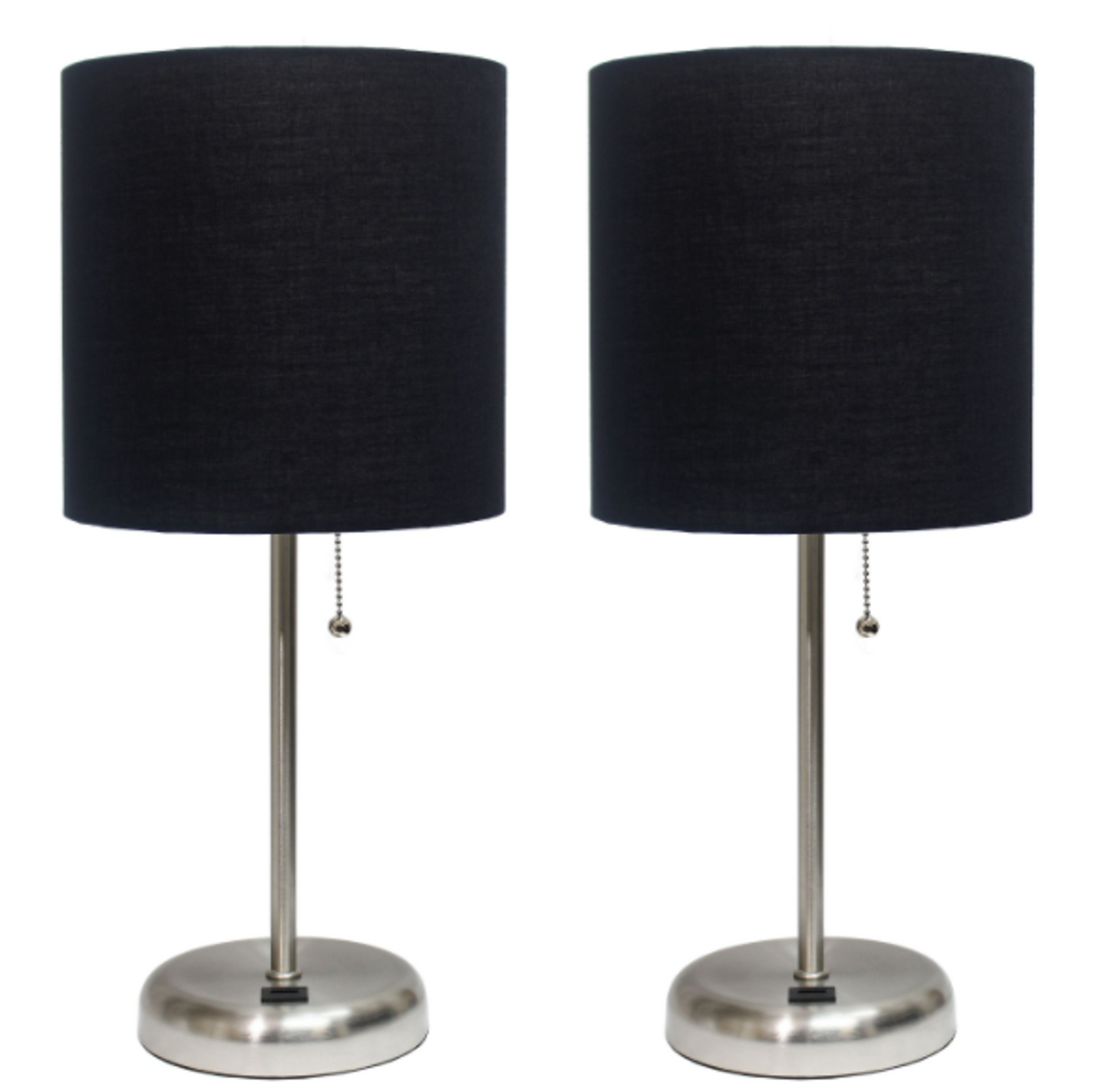 LimeLights Stick Lamp with USB Charging Port, 2-Pack Set