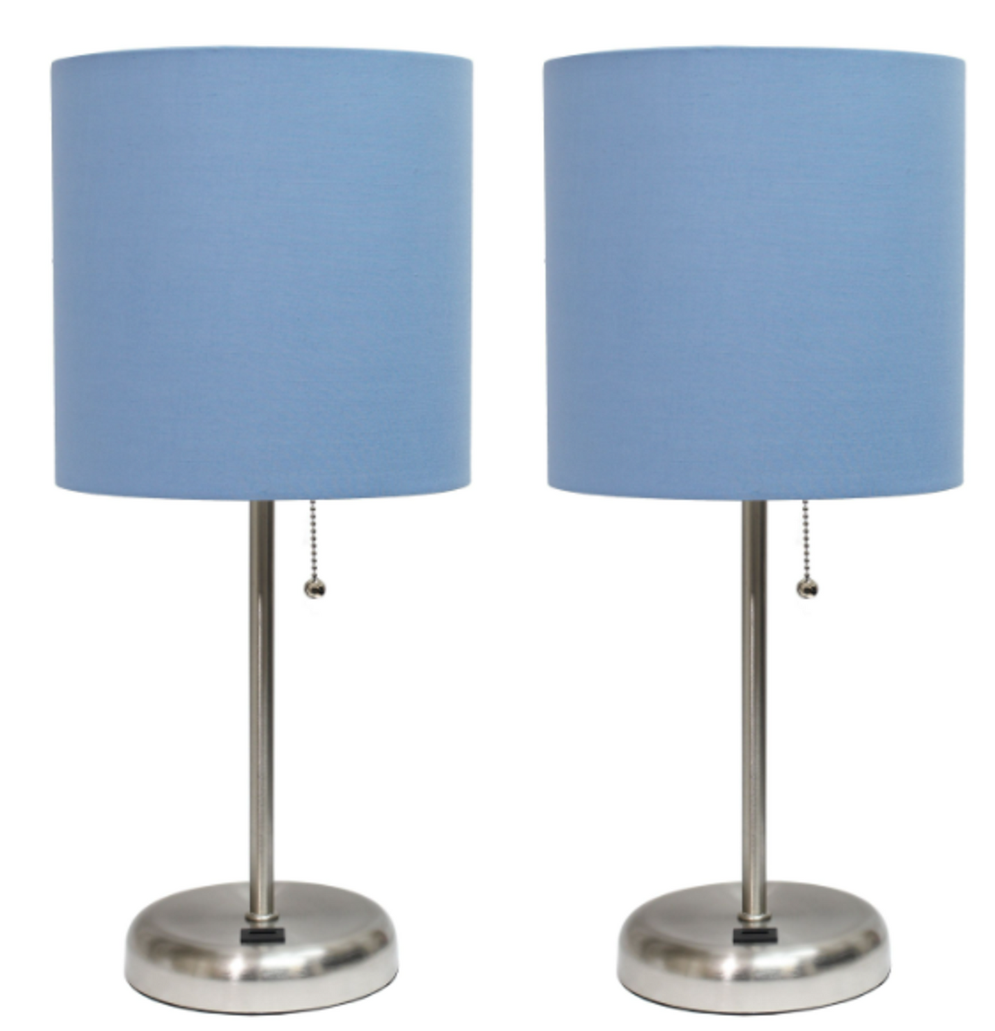 LimeLights Stick Lamp with USB Charging Port, 2-Pack Set