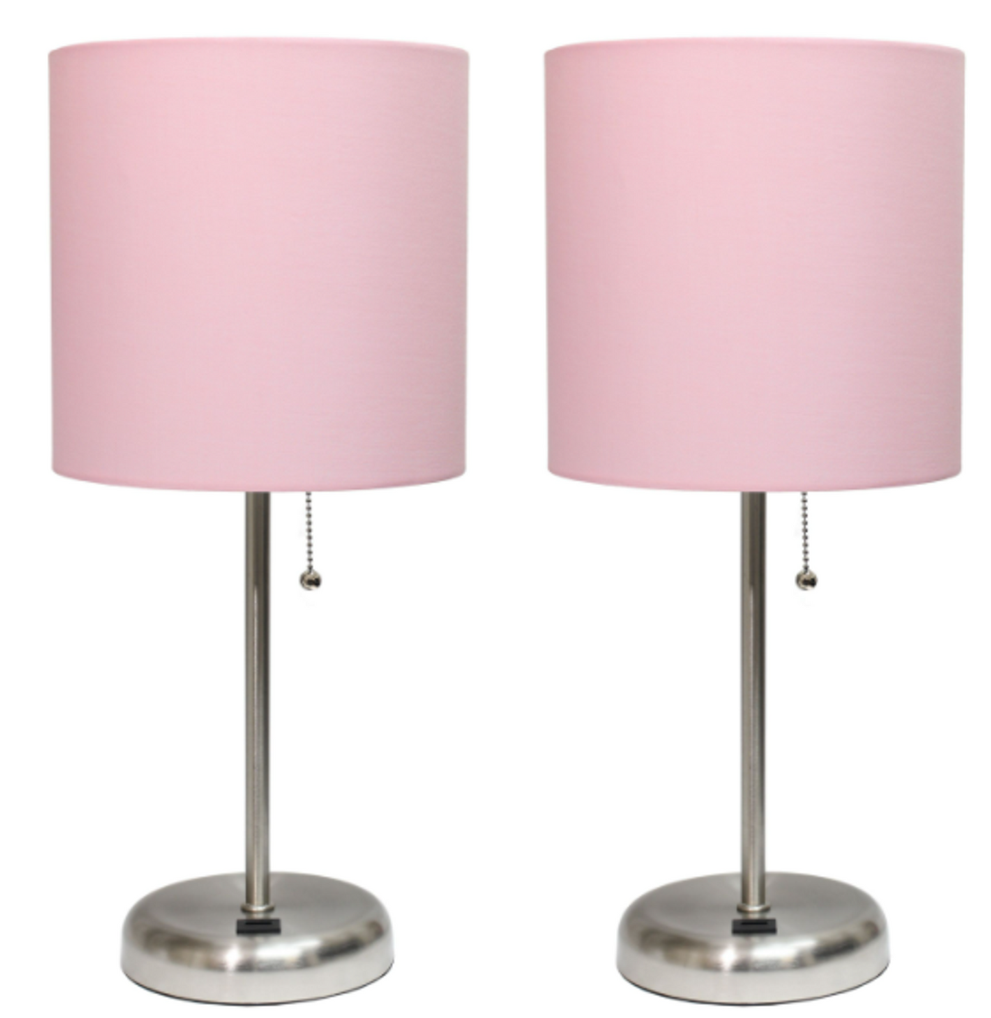 LimeLights Stick Lamp with USB Charging Port, 2-Pack Set