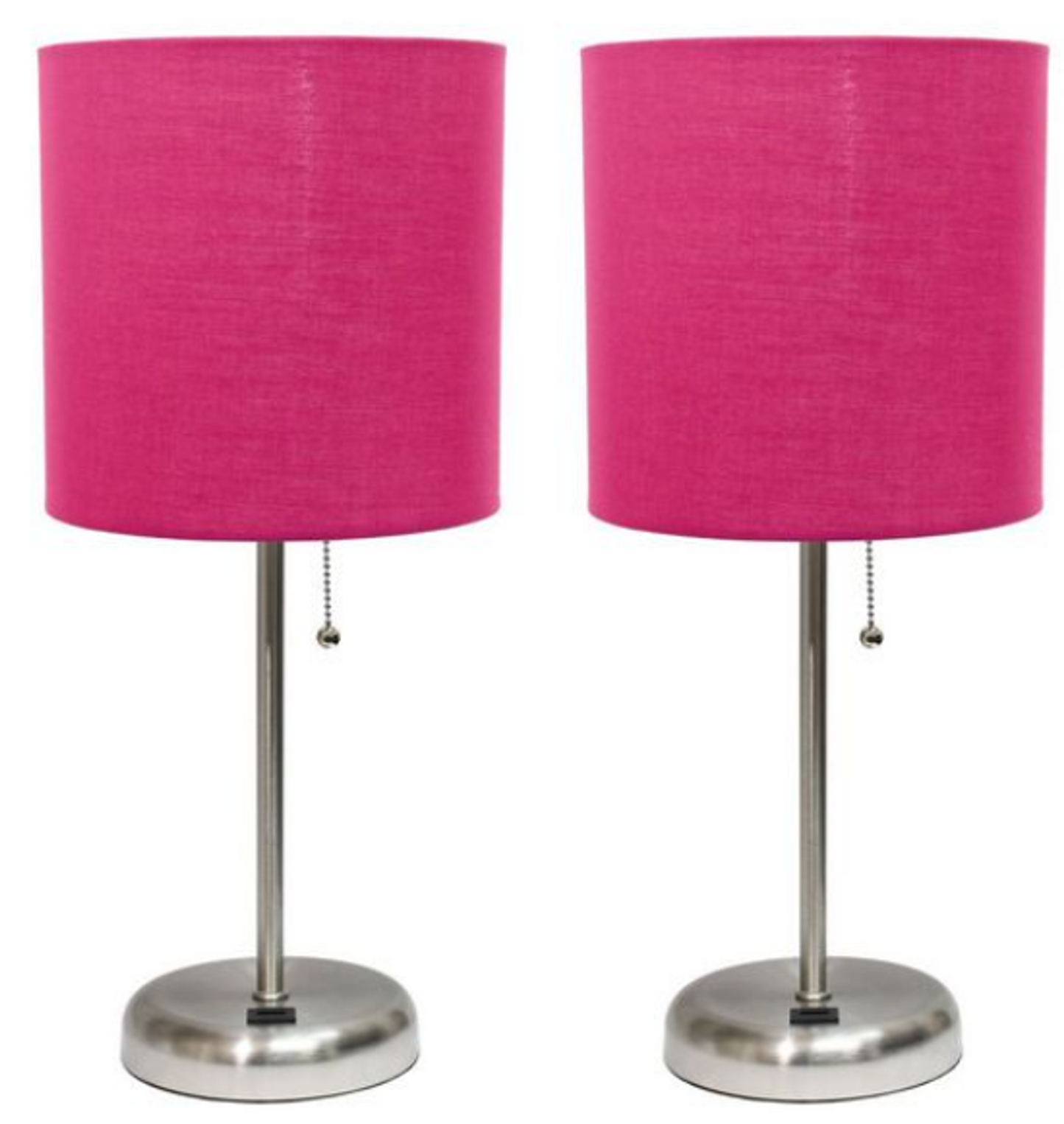 LimeLights Stick Lamp with USB Charging Port, 2-Pack Set