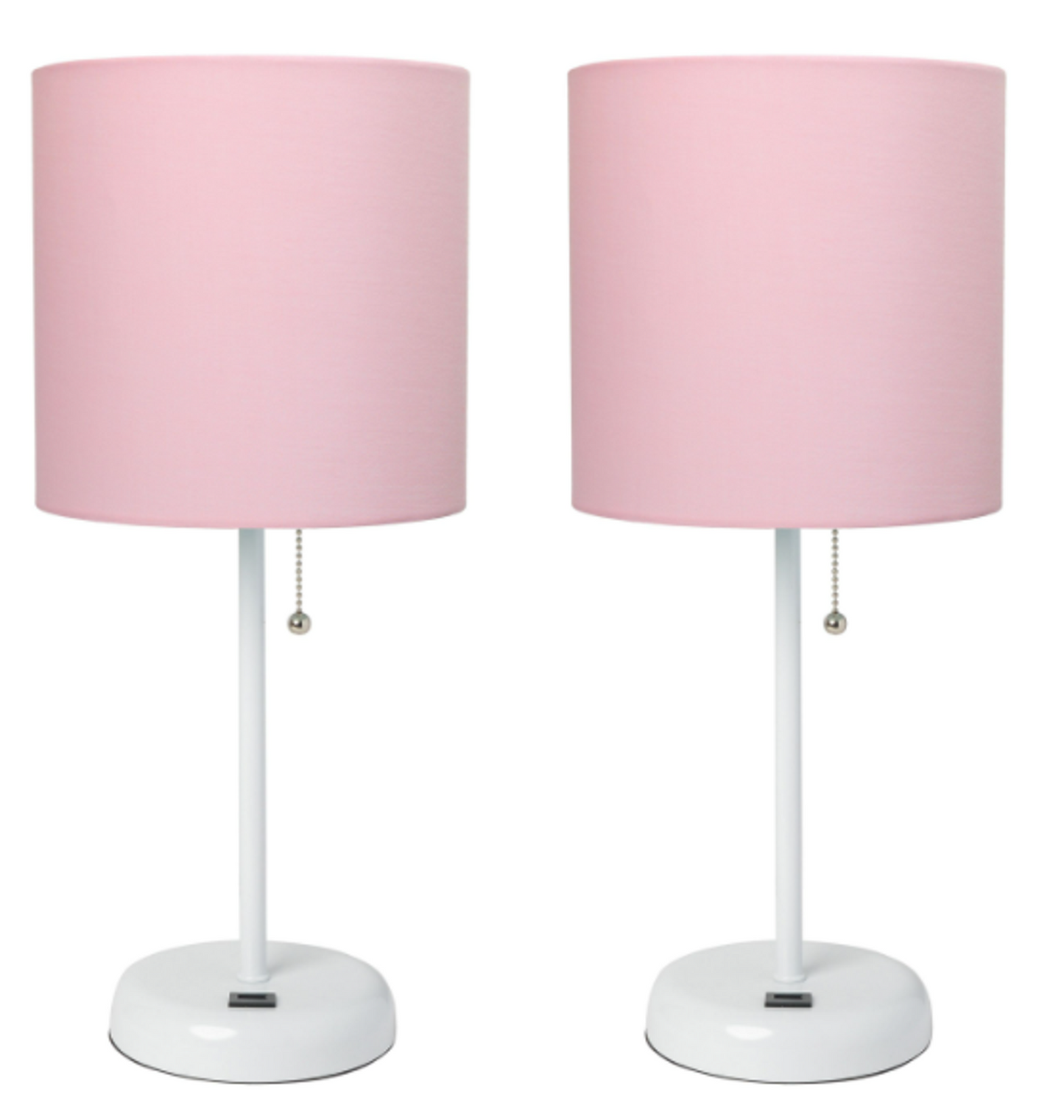 LimeLights Stick Lamp with USB Charging Port, 2-Pack Set