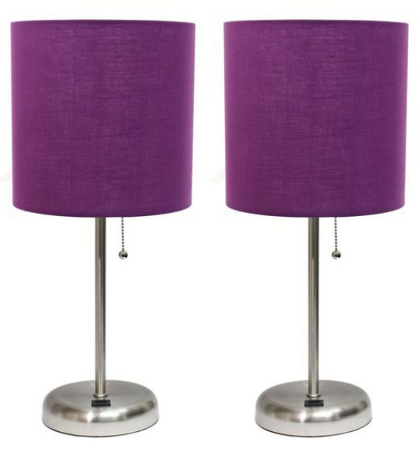 LimeLights Stick Lamp with USB Charging Port, 2-Pack Set