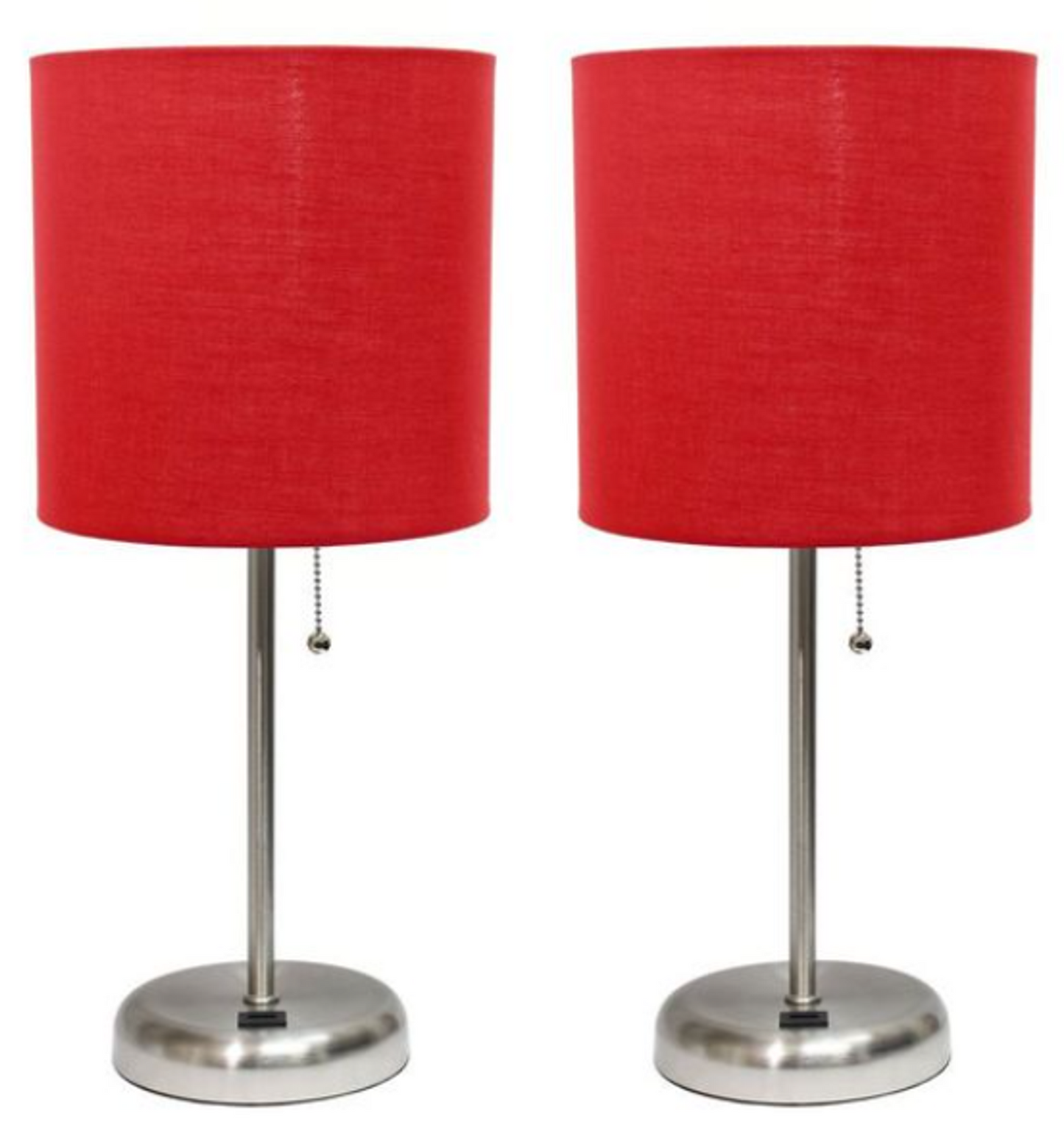 LimeLights Stick Lamp with USB Charging Port, 2-Pack Set