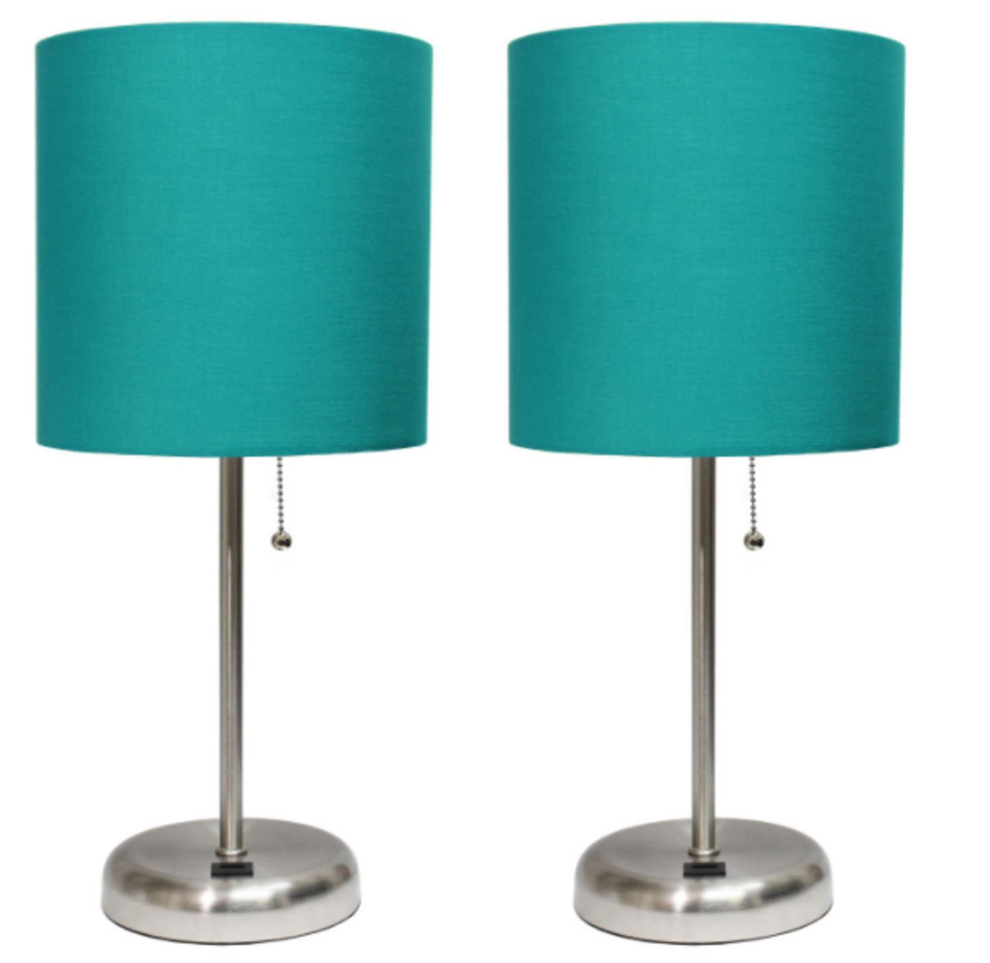 LimeLights Stick Lamp with USB Charging Port, 2-Pack Set