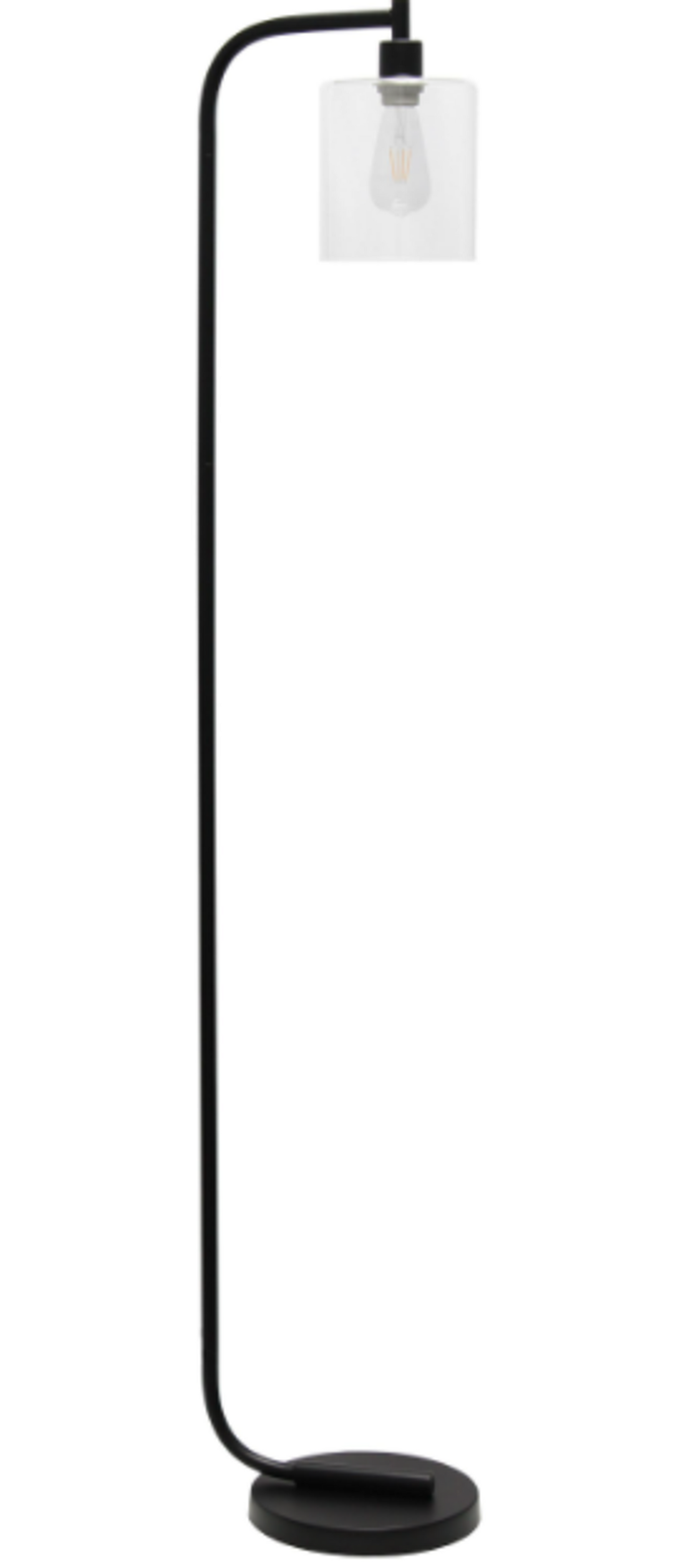 Simple Designs Antique Industrial Iron Lantern Floor Lamp