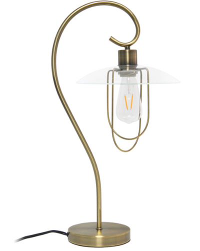 Lalia Home Modern Metal Scroll Table Lamp