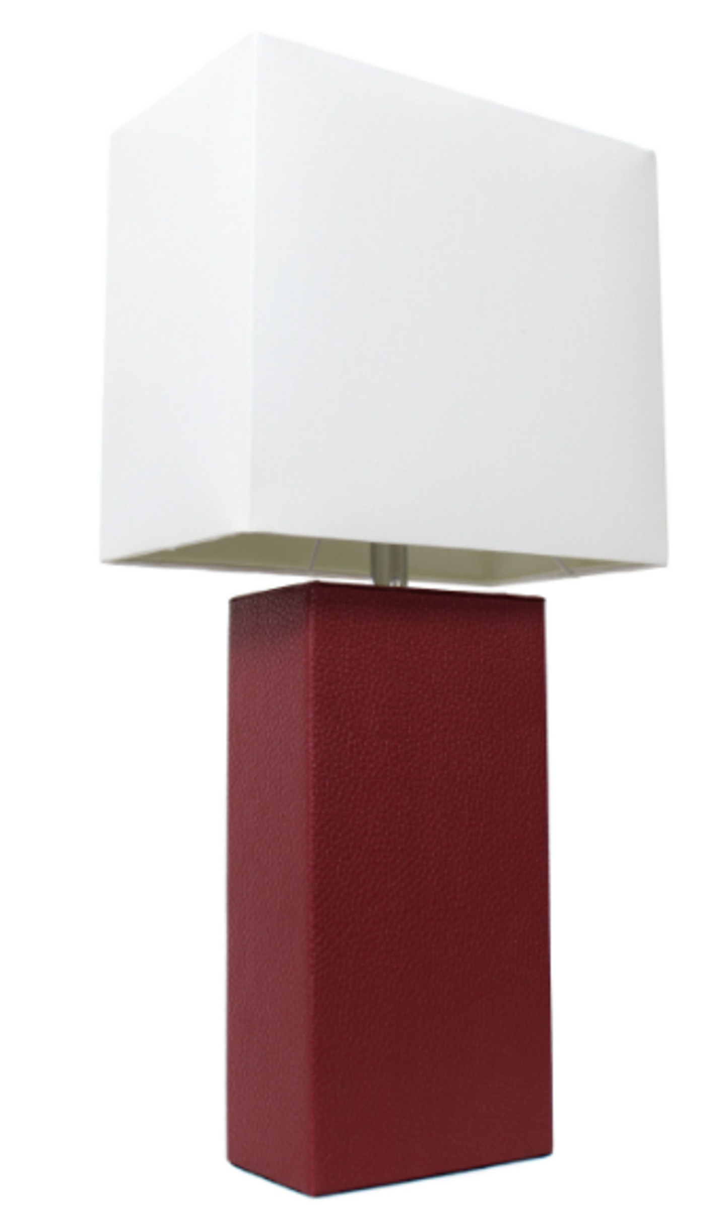 Elegant Designs Modern Leather Table Lamp
