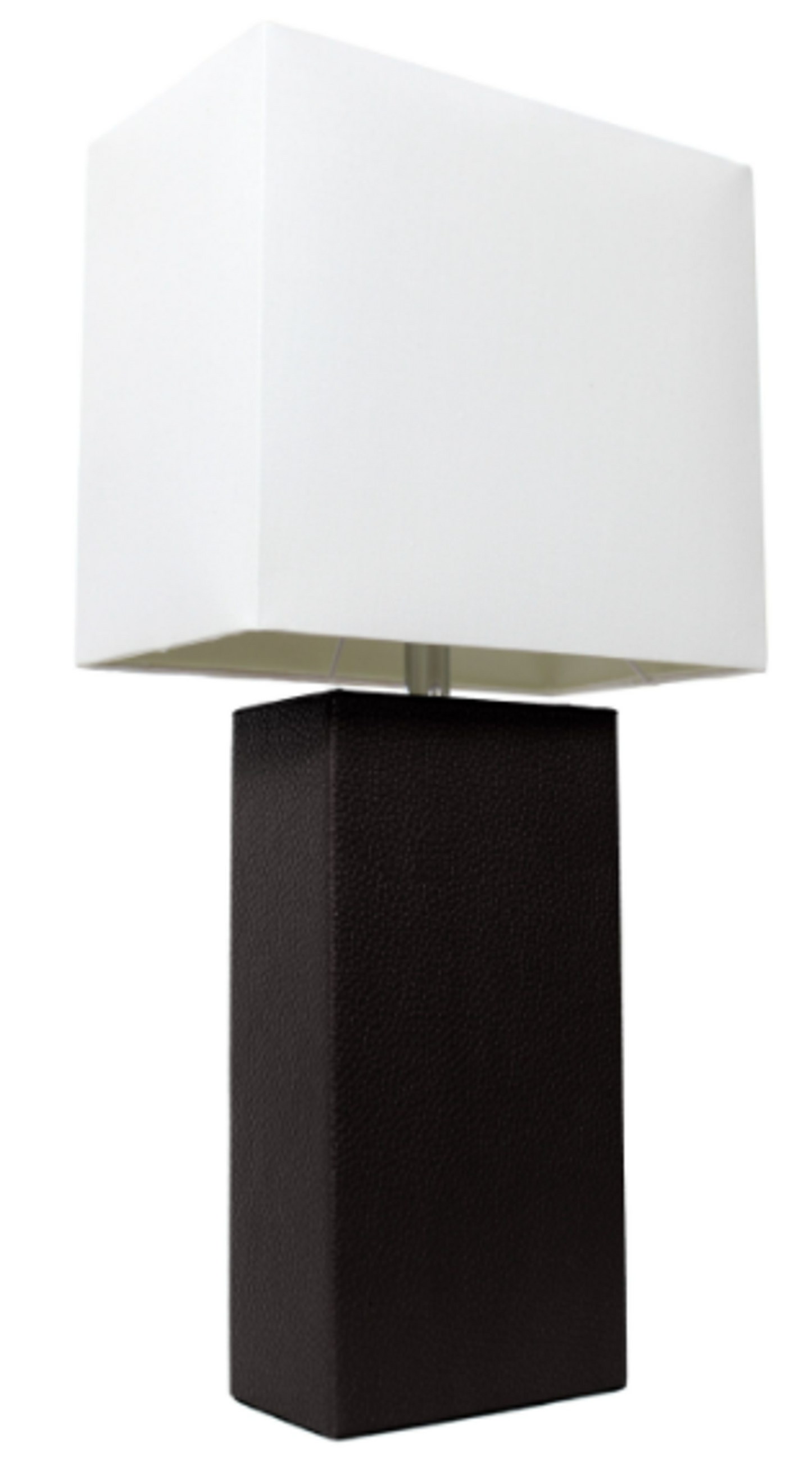 Elegant Designs Modern Leather Table Lamp