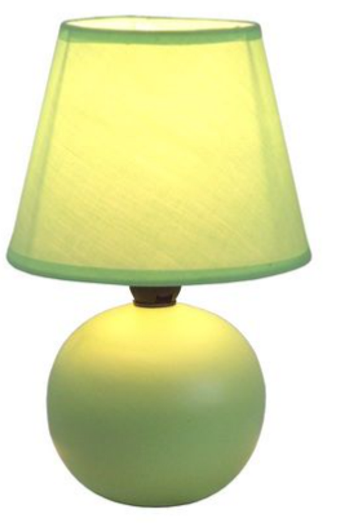 Simple Designs Mini Ceramic Globe Table Lamp