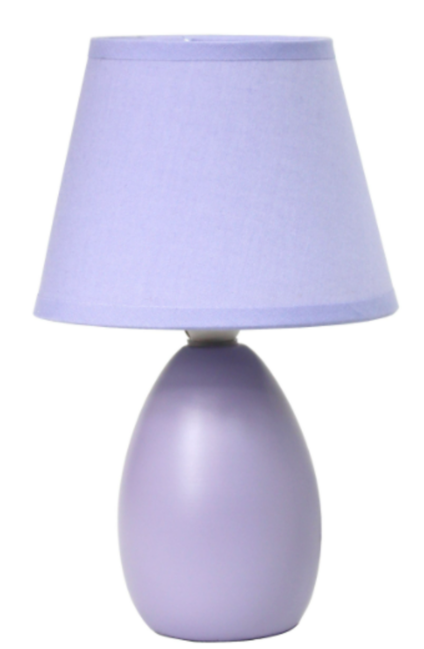 Simple Designs Mini Egg Oval Ceramic Table Lamp