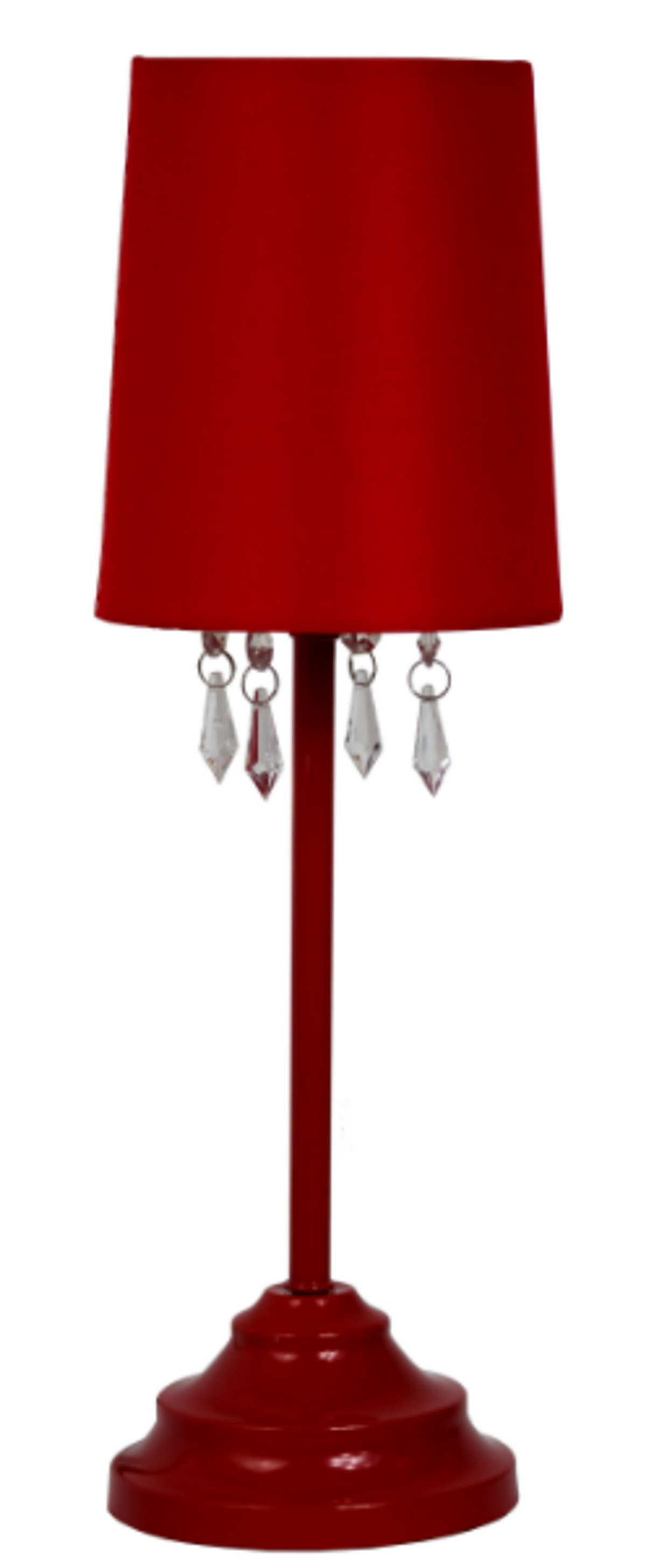 Simple Designs Table Lamp with Acrylic Beads