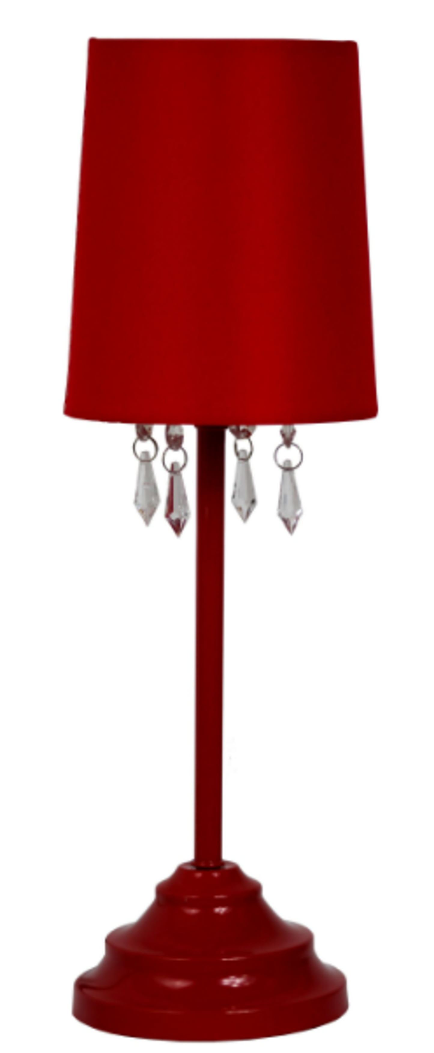 Simple Designs Table Lamp with Acrylic Beads