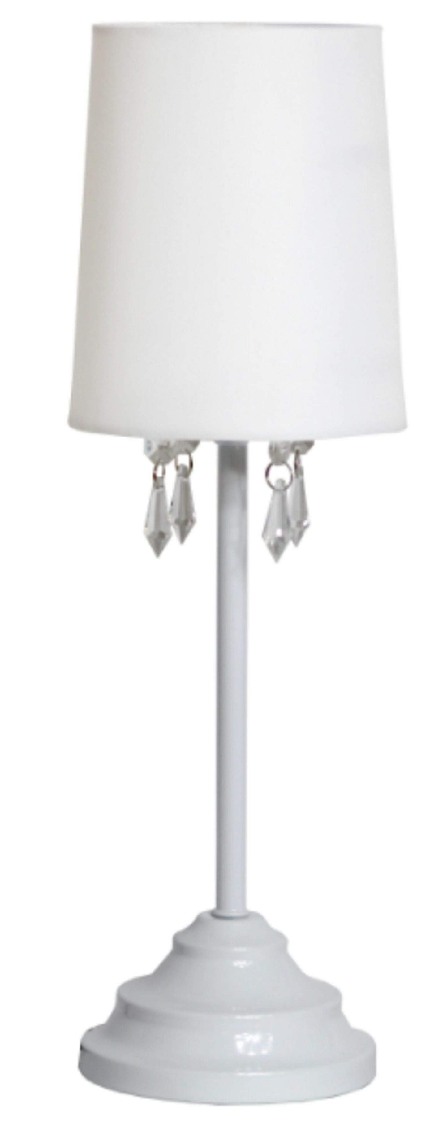 Simple Designs Table Lamp with Acrylic Beads