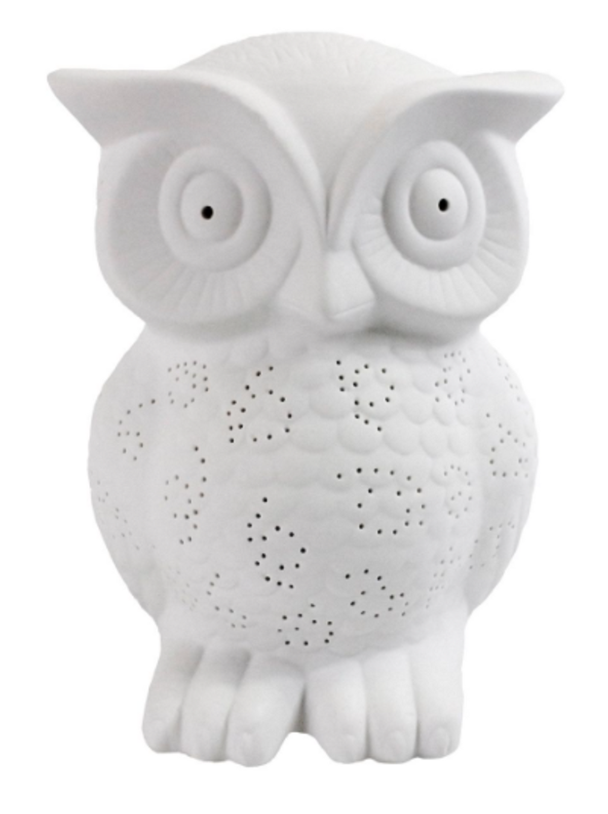 Simple Designs Porcelain Wise Owl Table Lamp
