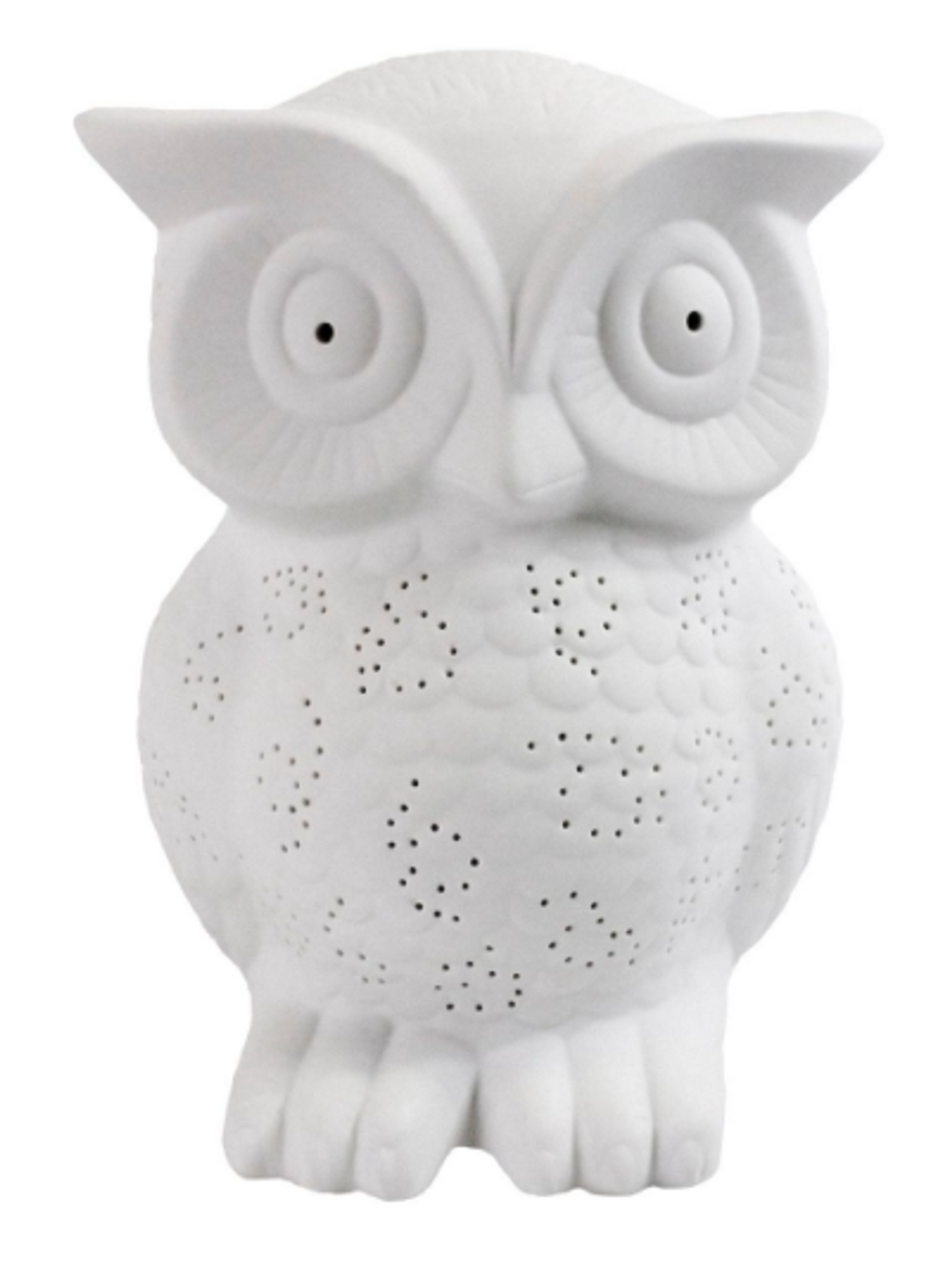 Simple Designs Porcelain Wise Owl Table Lamp