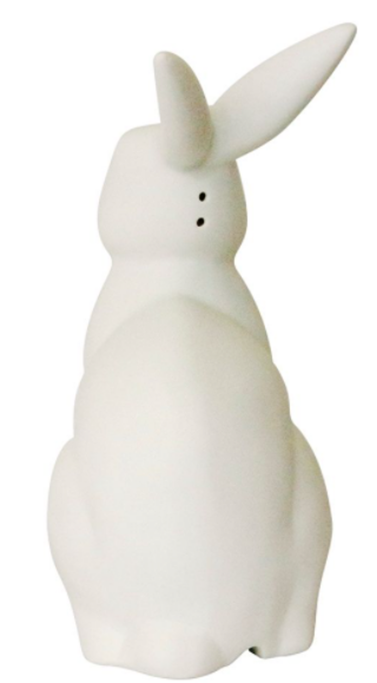 Simple Designs Porcelain Bunny Rabbit Shaped Table Lamp