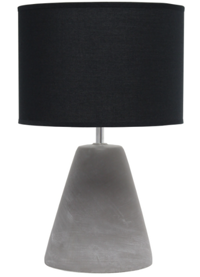 Simple Designs Pinnacle Concrete Table Lamp