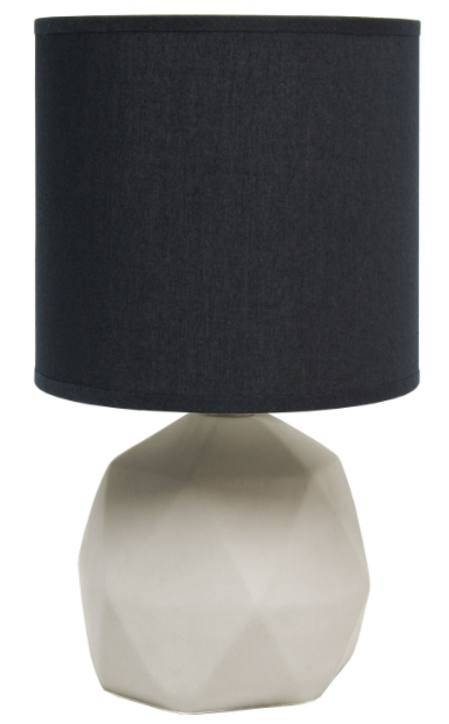 Simple Designs Geometric Concrete Table Lamp