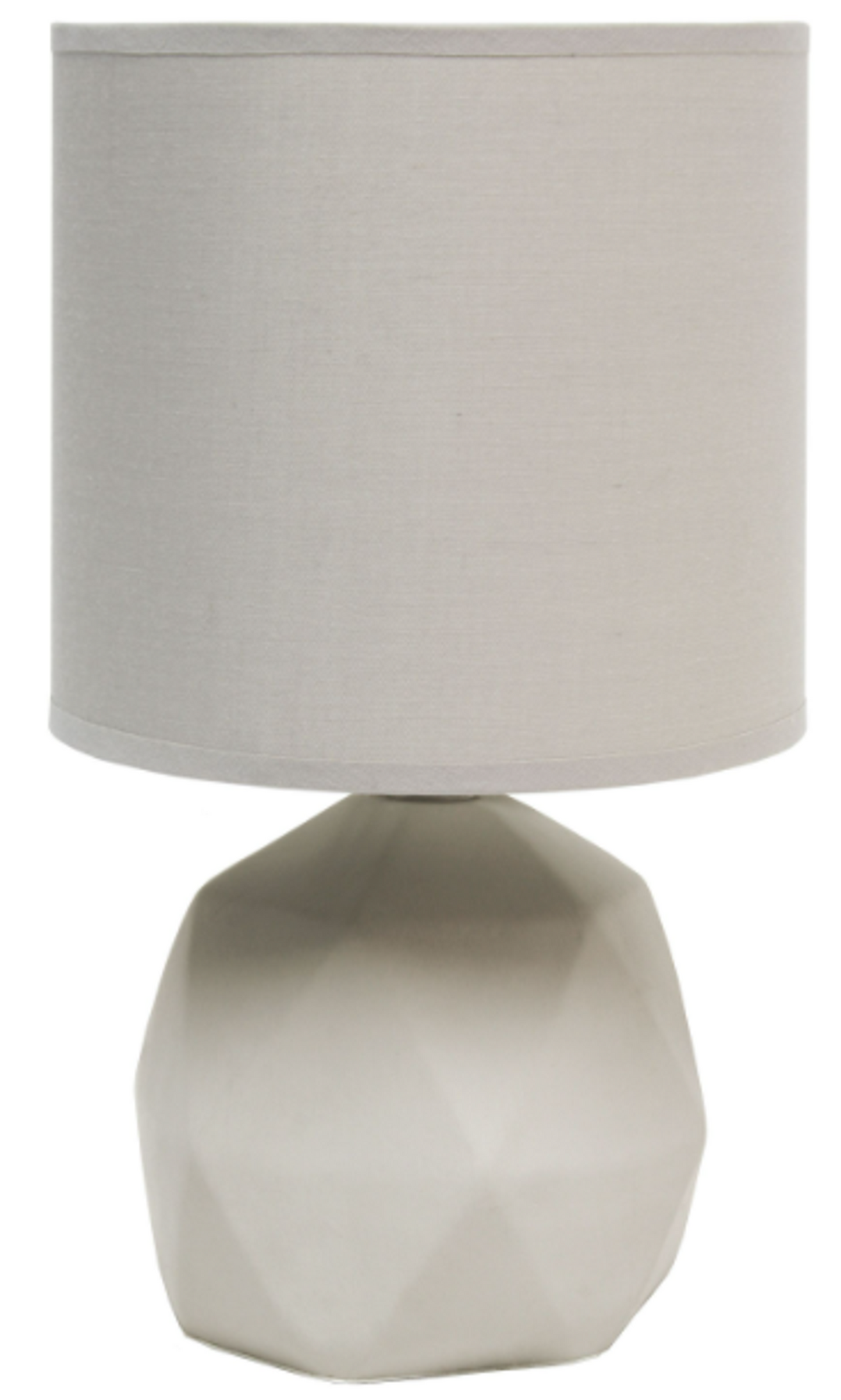 Simple Designs Geometric Concrete Table Lamp