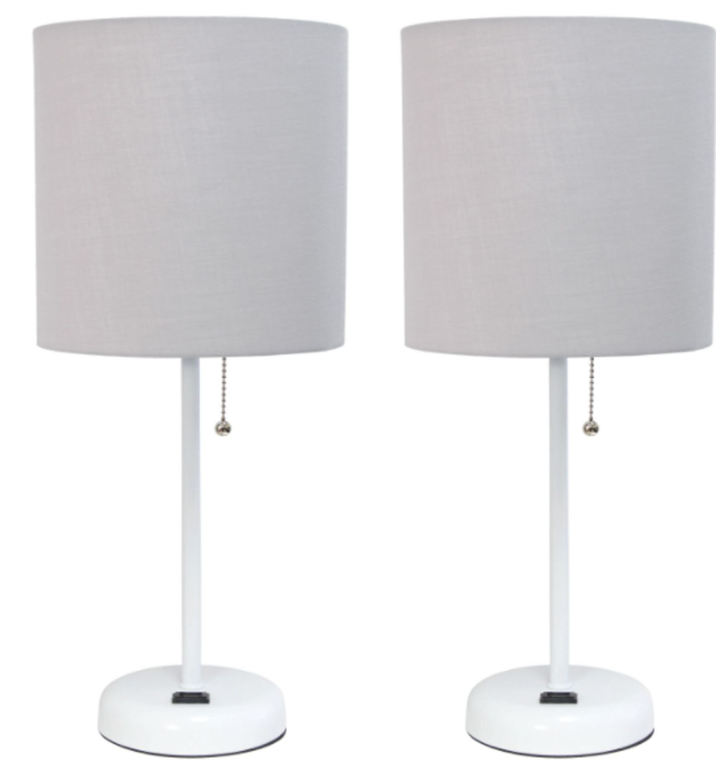 LimeLights 2 Pack Stick Lamp with Outlet