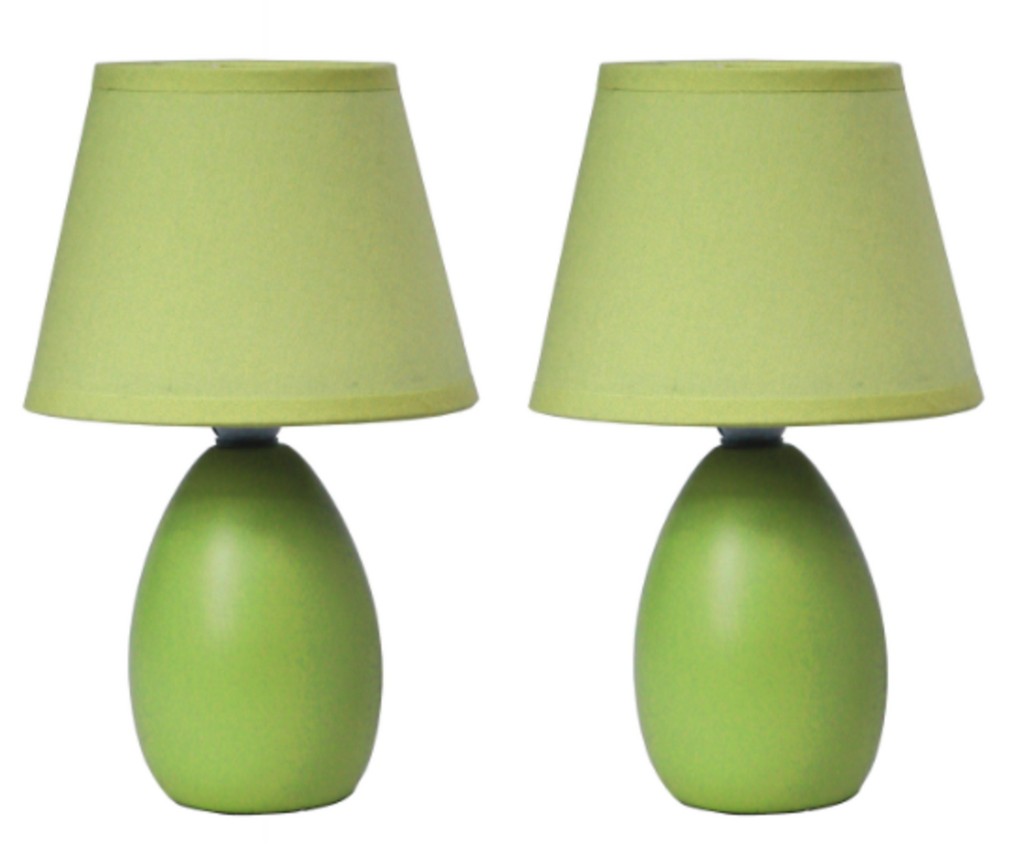 Simple Designs Mini Egg Oval Lamp 2 Pack