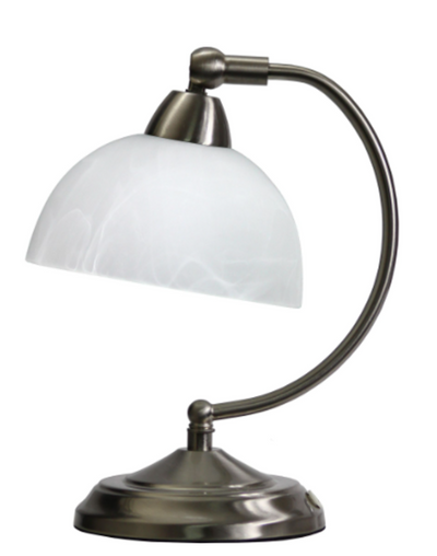 Elegant Designs Mini Modern Banker's Desk Lamp with Touch Dimmer