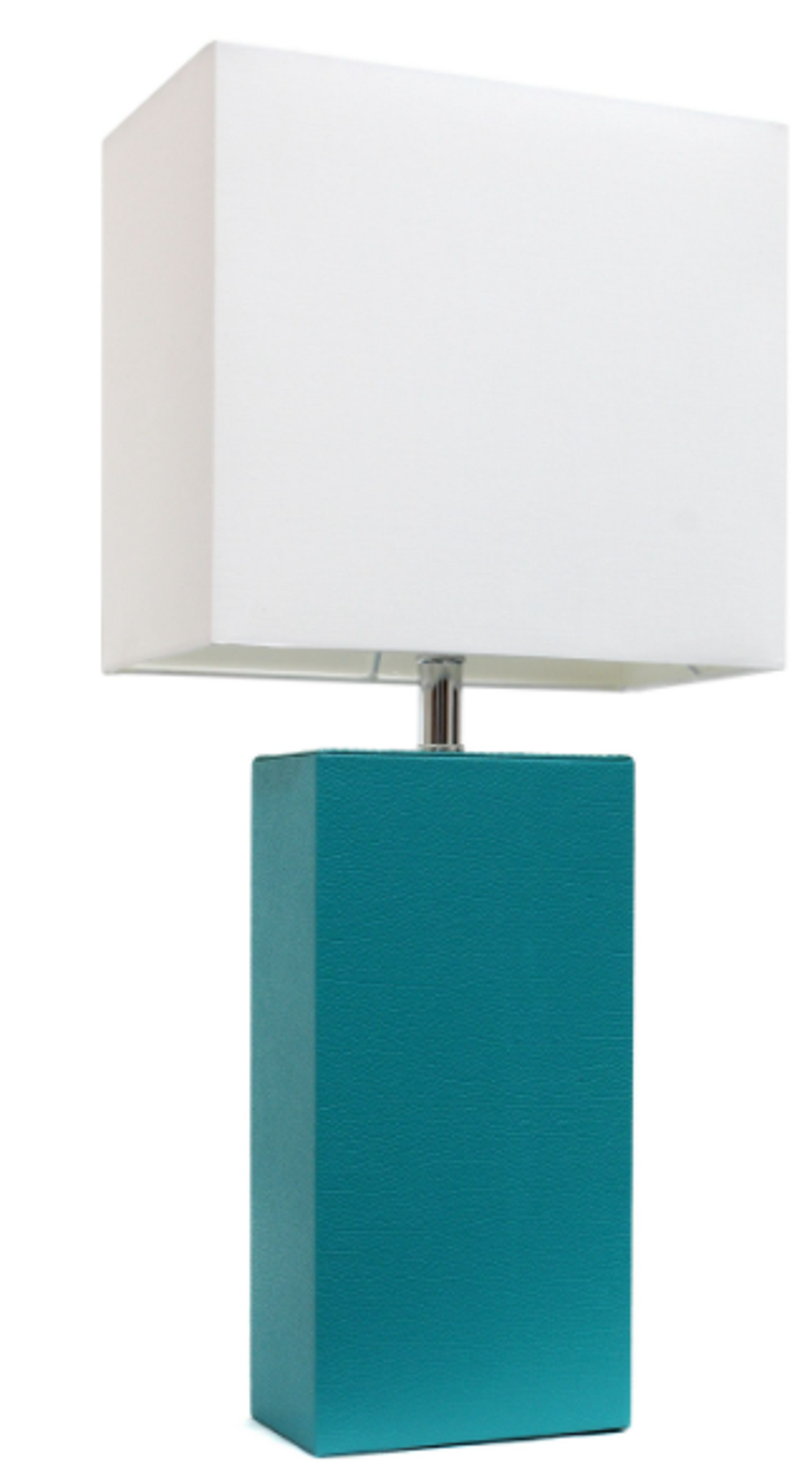Elegant Designs Modern Leather Table Lamp