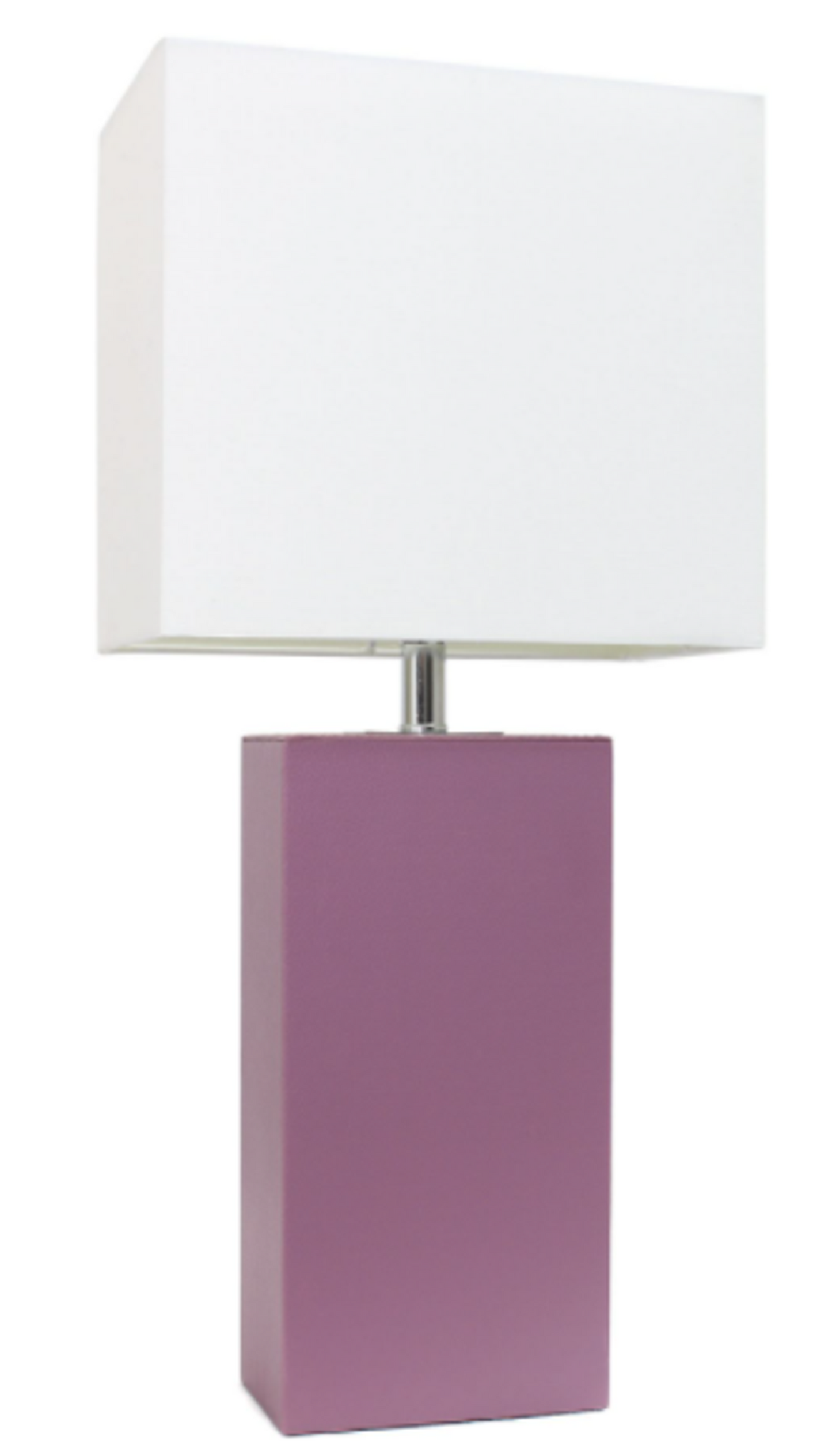 Elegant Designs Modern Leather Table Lamp