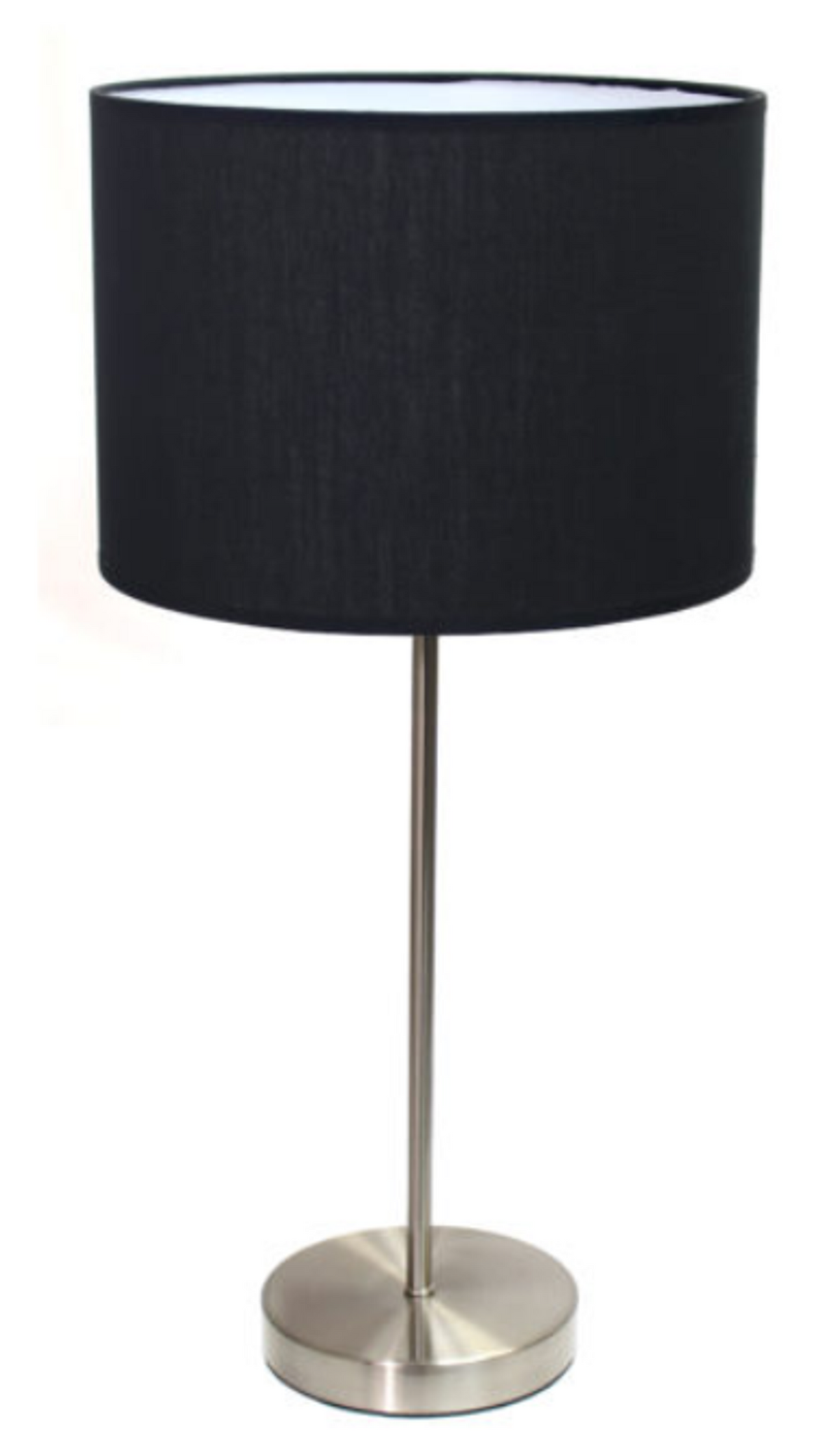 Brushed Nickel Stick Lamp