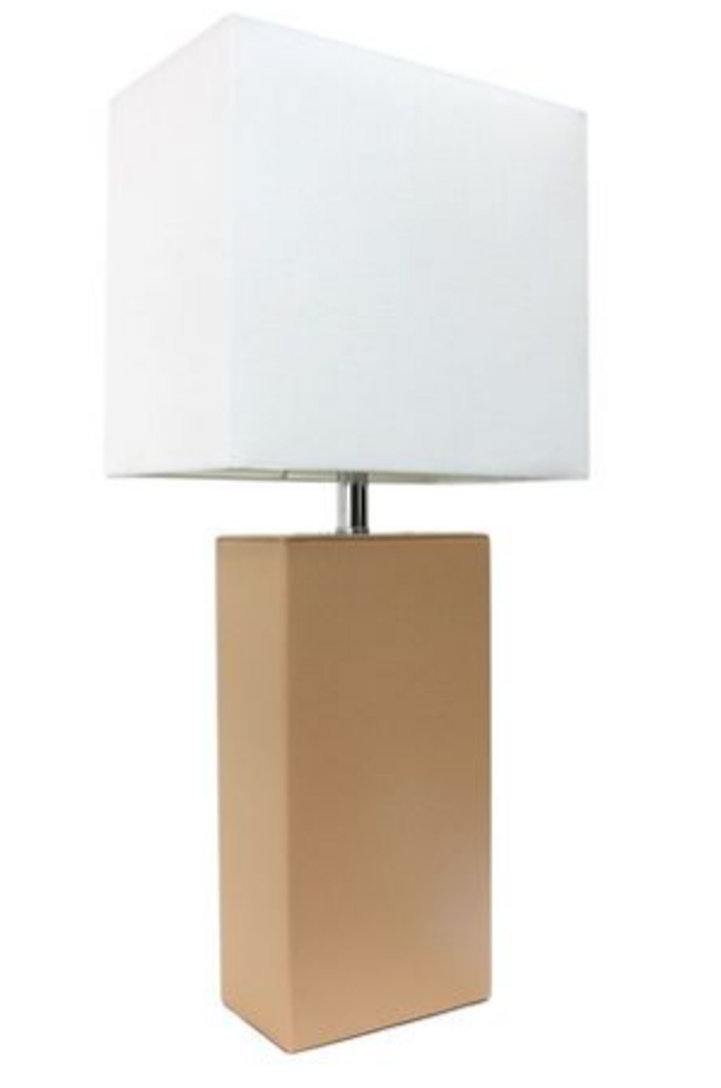 Elegant Designs Modern Leather Table Lamp