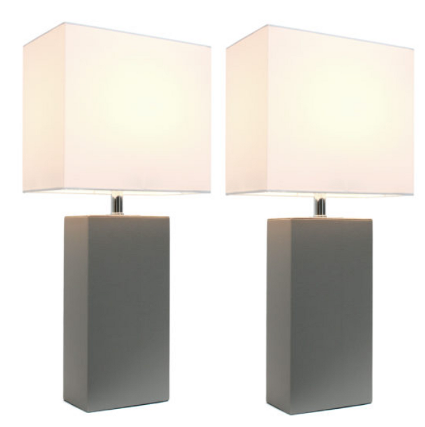 Leather Table Lamp