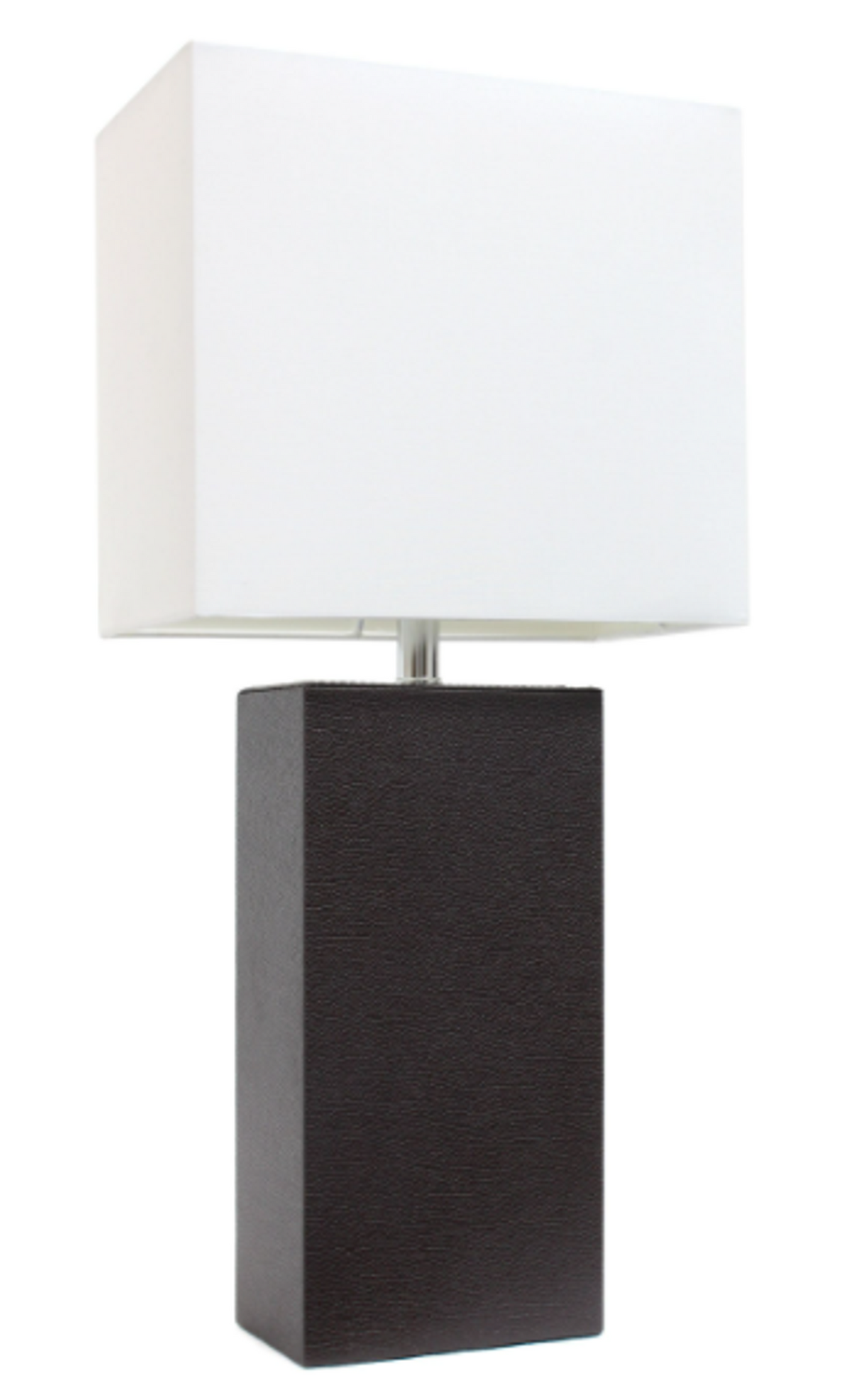 Elegant Designs Modern Leather Table Lamp