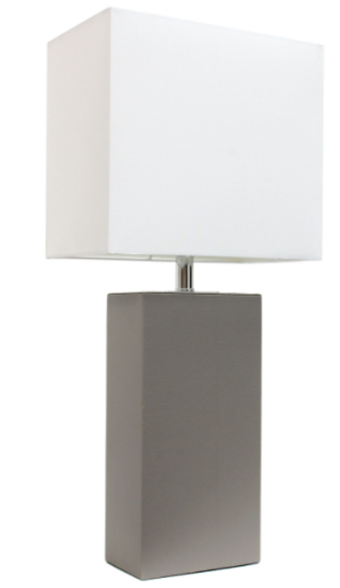Elegant Designs Modern Leather Table Lamp