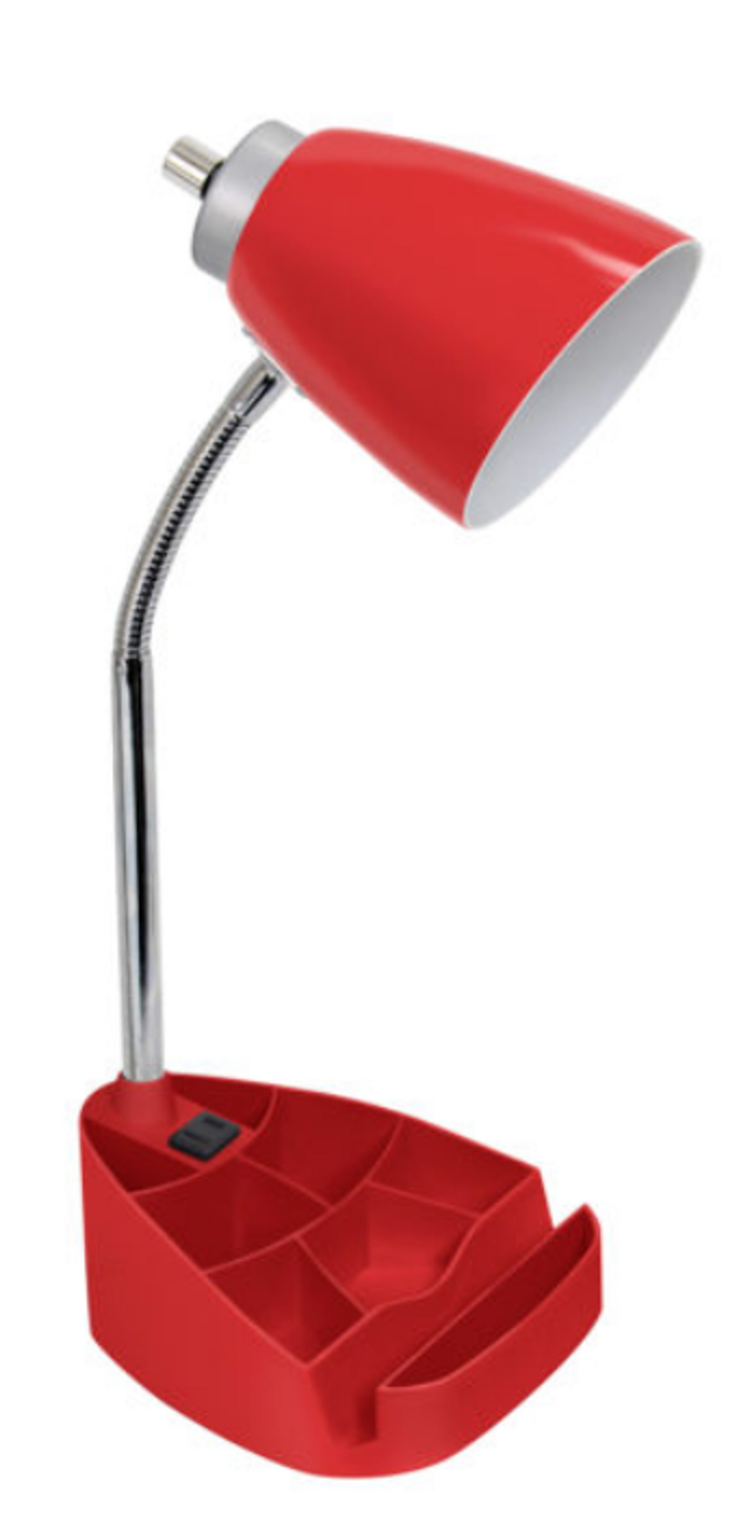 Limelights Gooseneck Organizer Desk Lamp