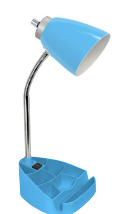 Limelights Gooseneck Organizer Desk Lamp
