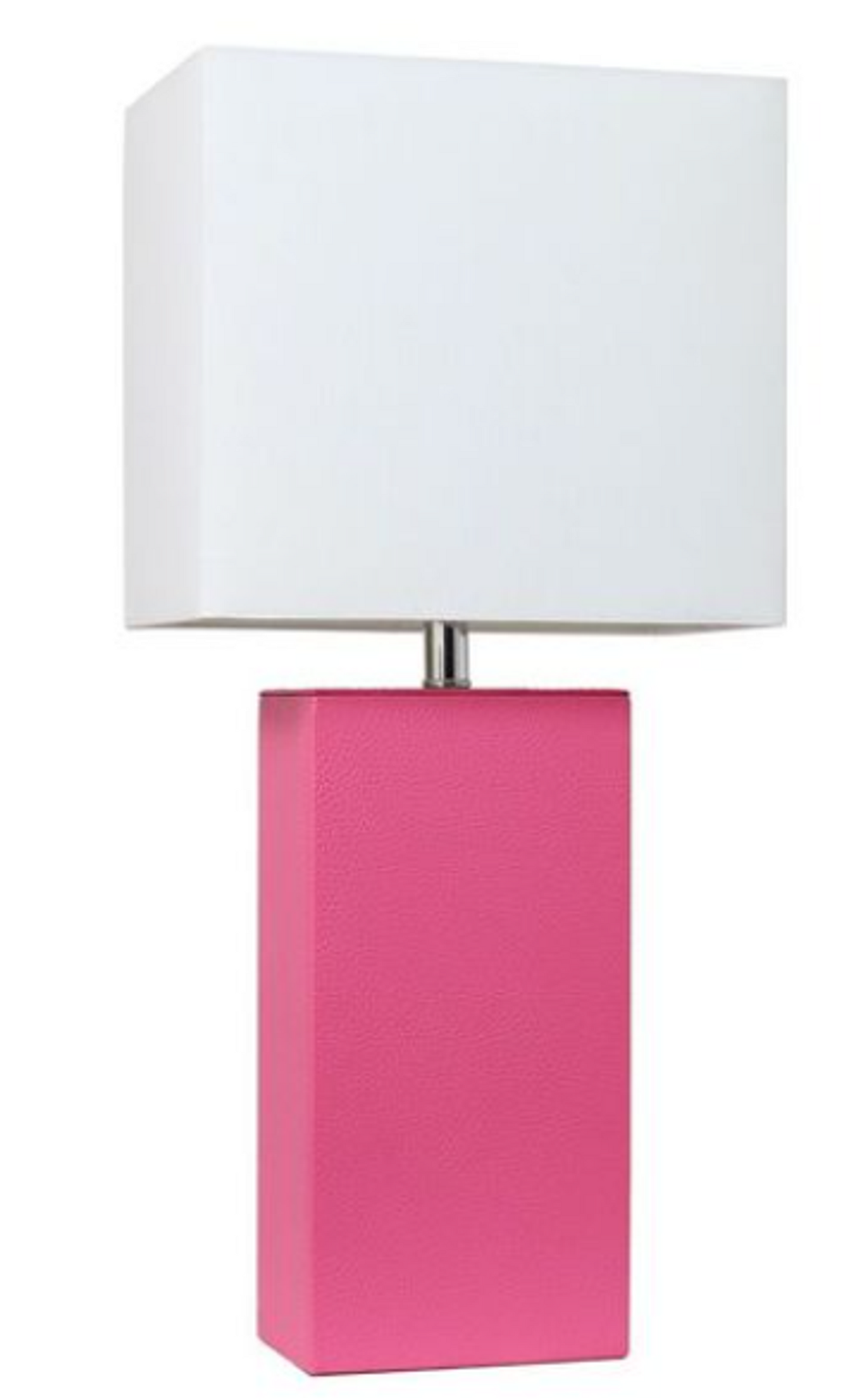 Elegant Designs Modern Leather Table Lamp