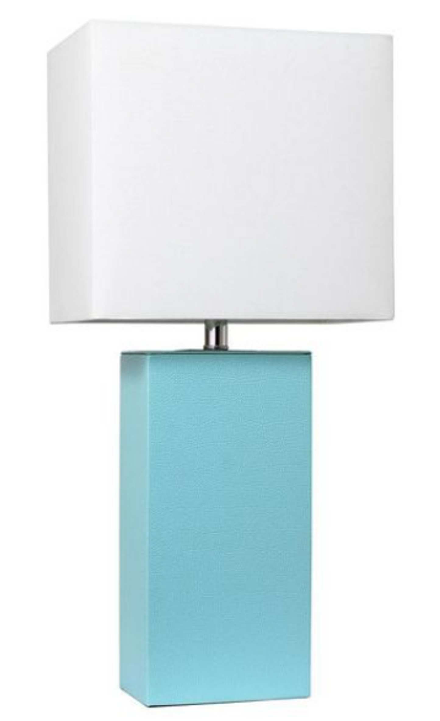 Elegant Designs Modern Leather Table Lamp