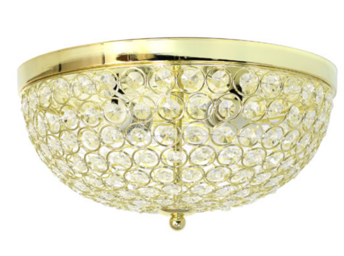 Elipse Crystal Flush Mount