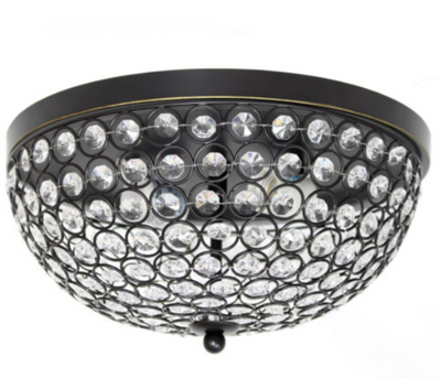 Elipse Crystal Flush Mount