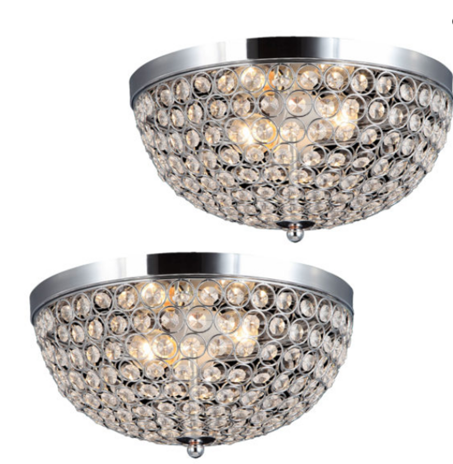 Elipse Crystal Flush Mount