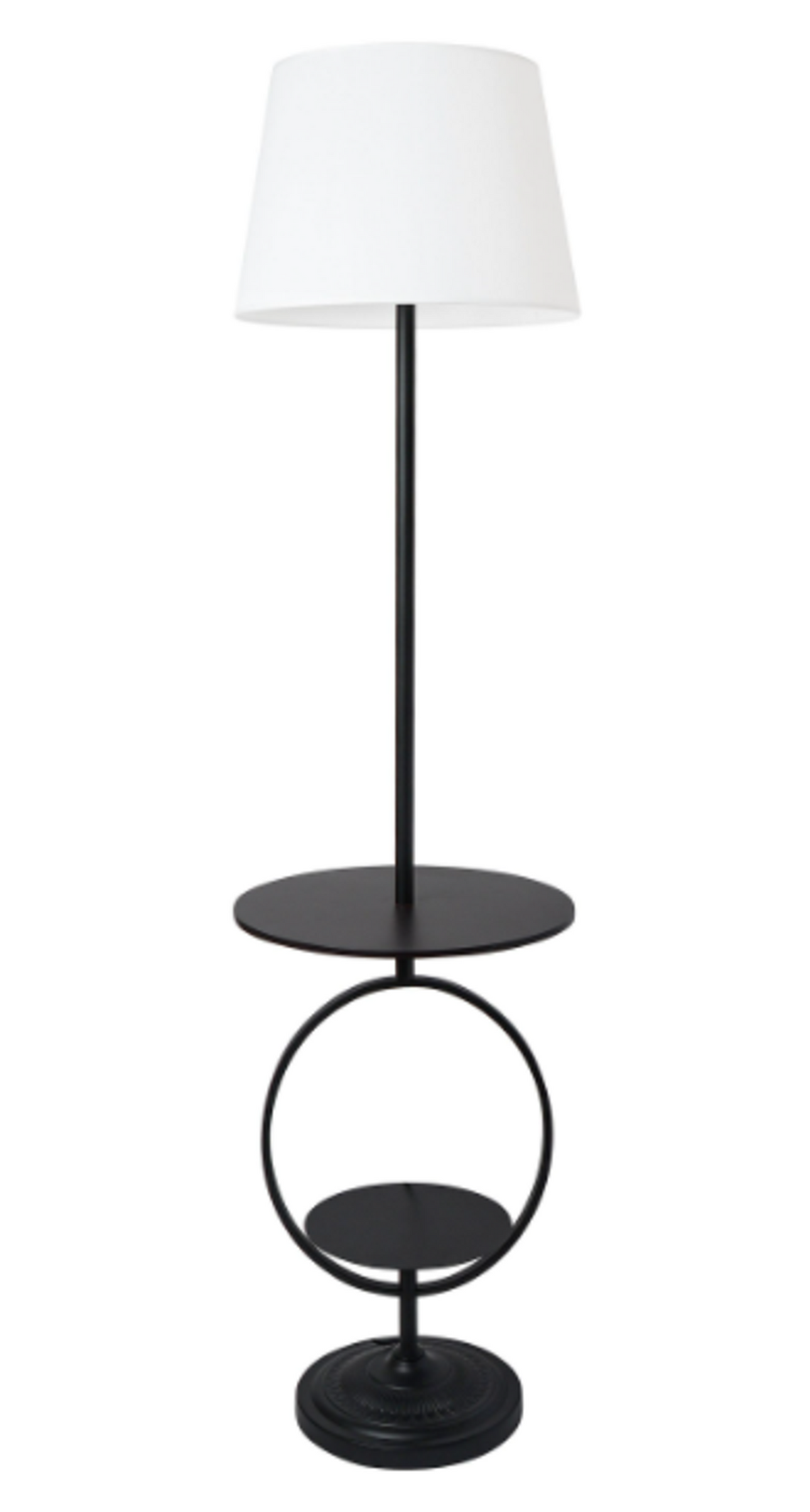 Elegant Designs Dual Shelf Decorative Floor Lamp