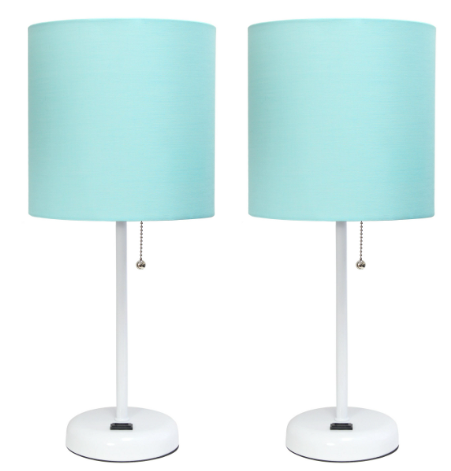 LimeLights 2 Pack Stick Lamp with Outlet