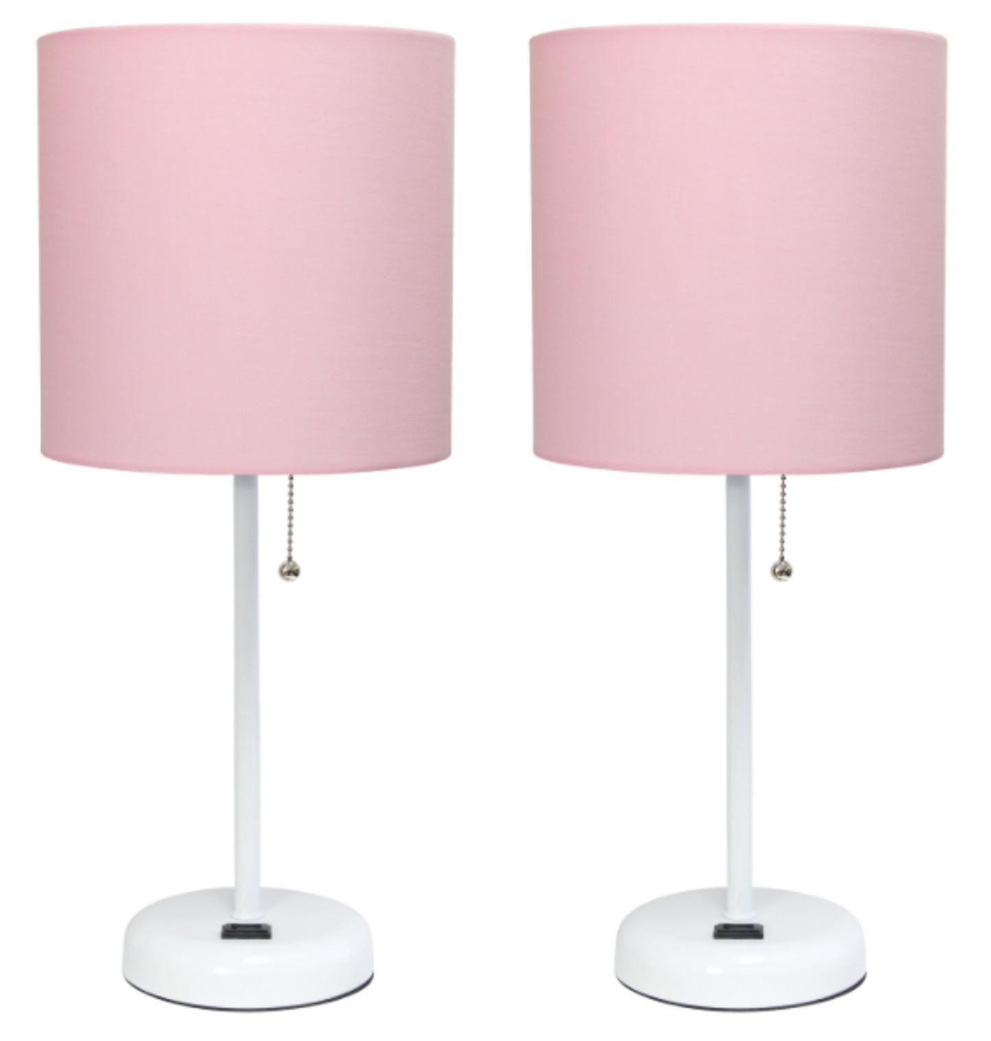 LimeLights 2 Pack Stick Lamp with Outlet