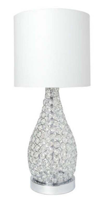 Elegant Designs Elipse Crystal Gourd Accent Table Lamp