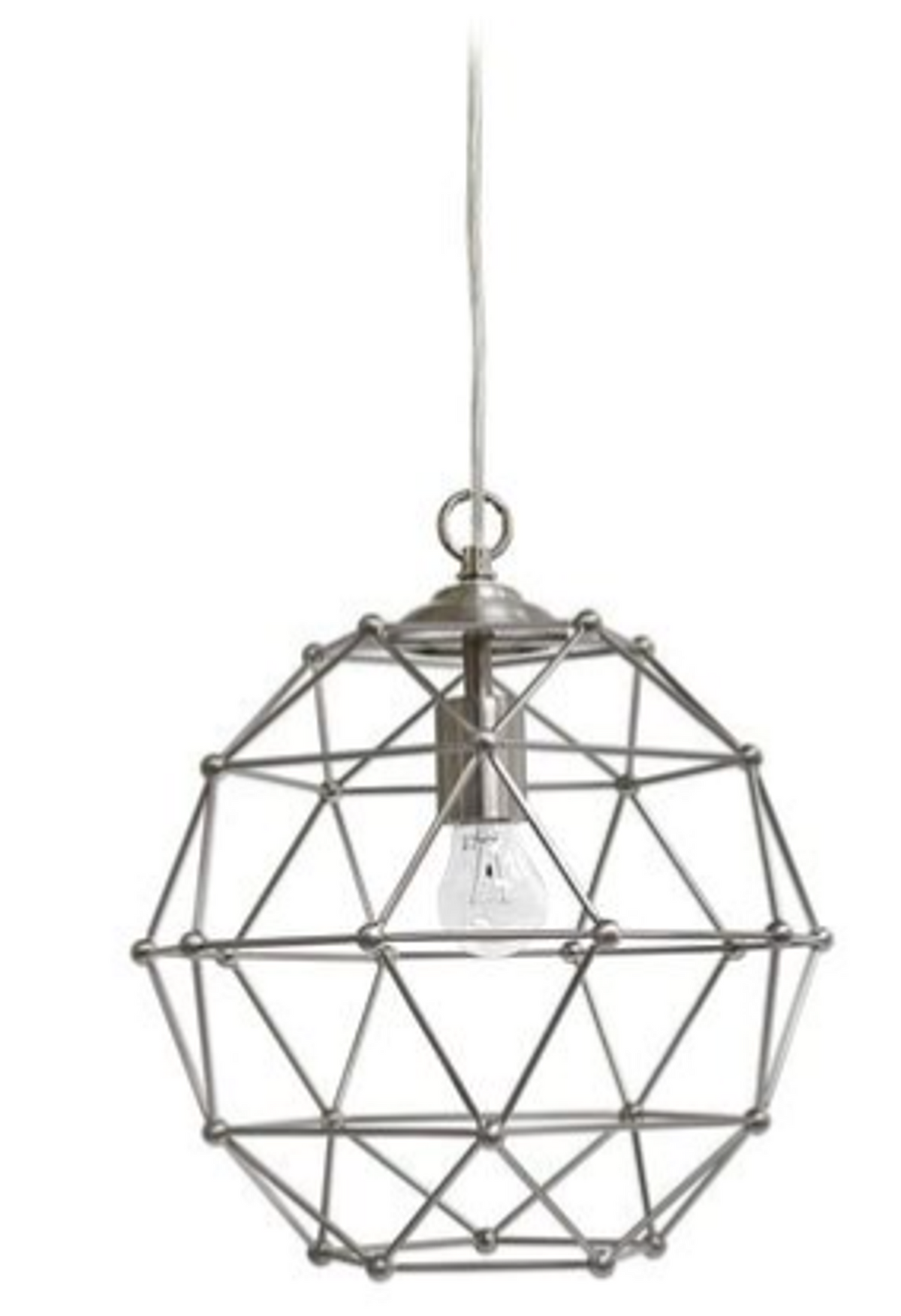 Elegant Designs 1-Light Hexagon Industrial Rustic Pendant Light