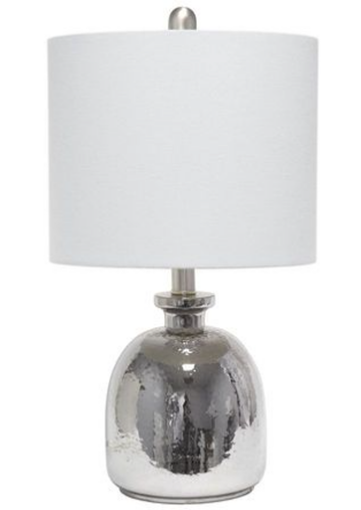Lalia Home Hammered Glass Jar Table Lamp