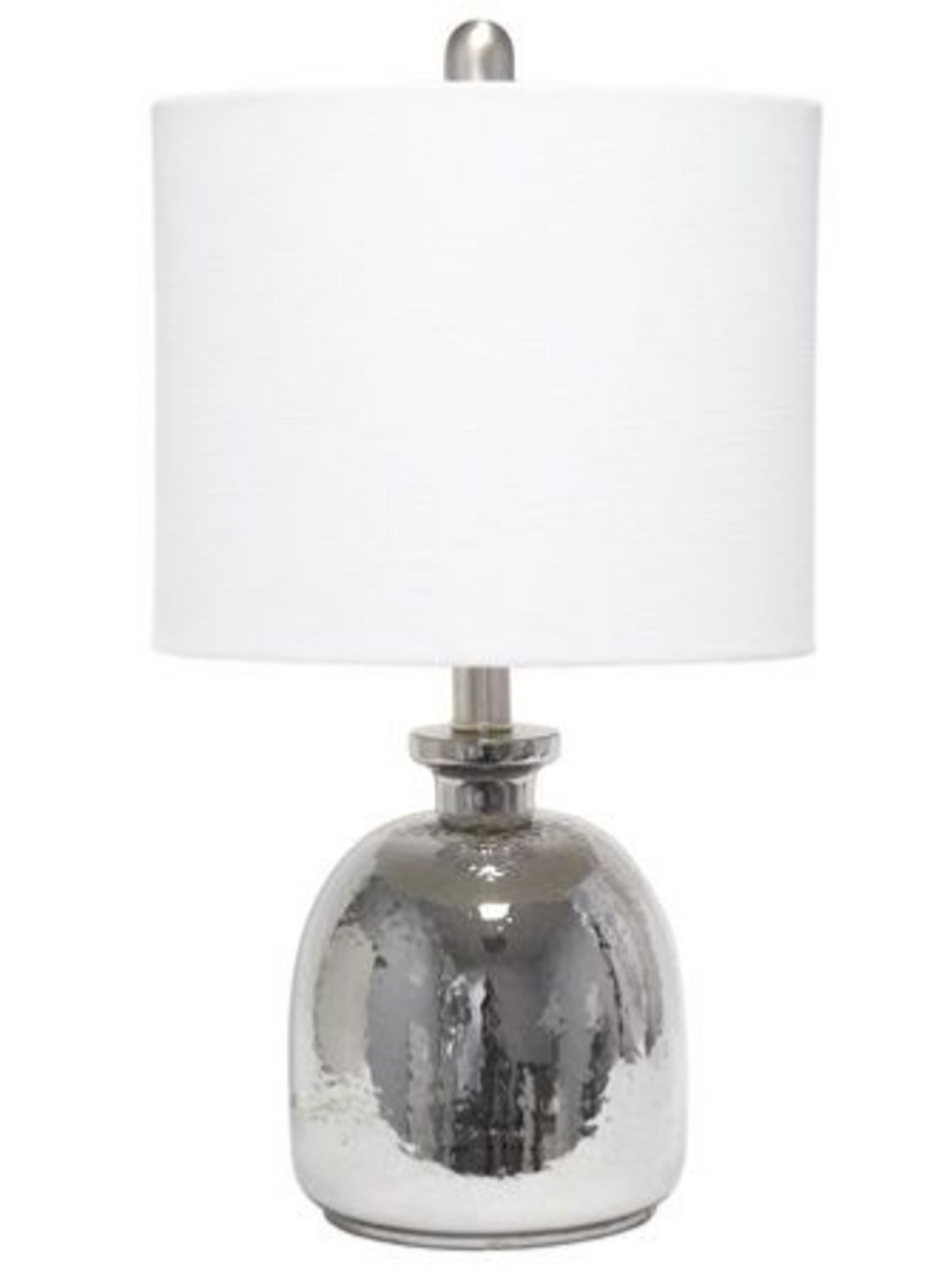 Lalia Home Hammered Glass Jar Table Lamp